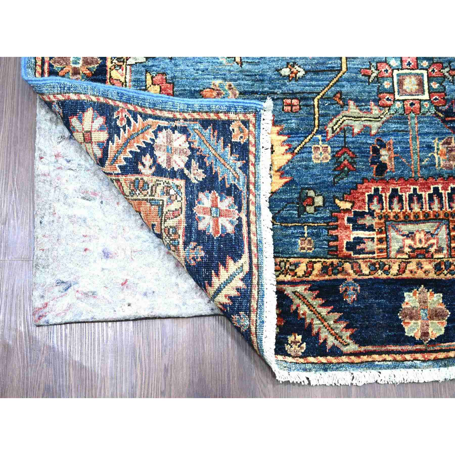 Tribal-Geometric-Hand-Knotted-Rug-105745
