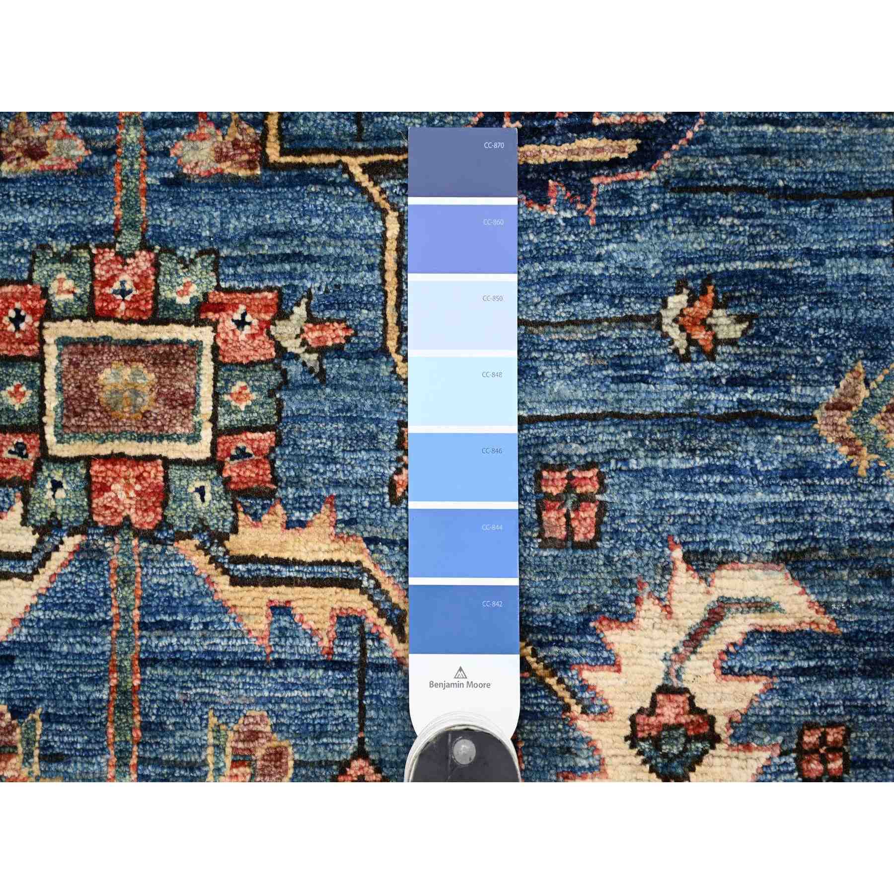 Tribal-Geometric-Hand-Knotted-Rug-105745
