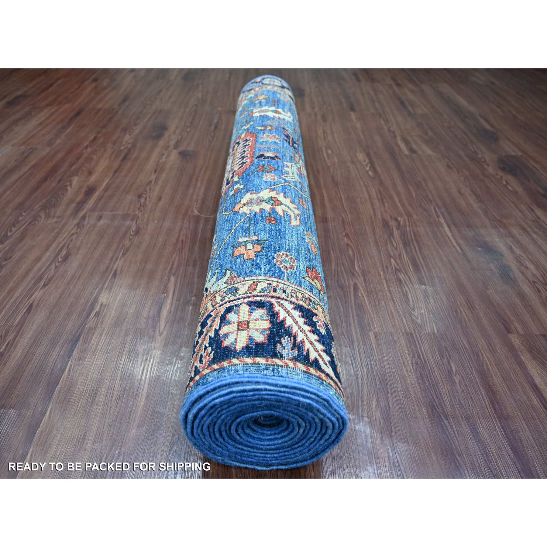 Tribal-Geometric-Hand-Knotted-Rug-105745
