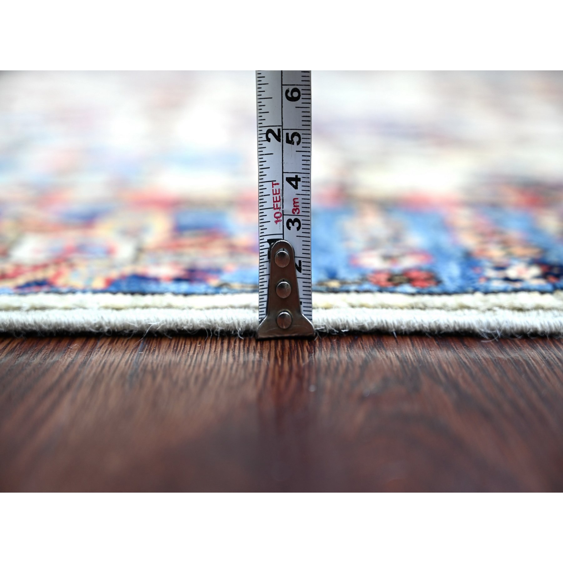 Tribal-Geometric-Hand-Knotted-Rug-105750