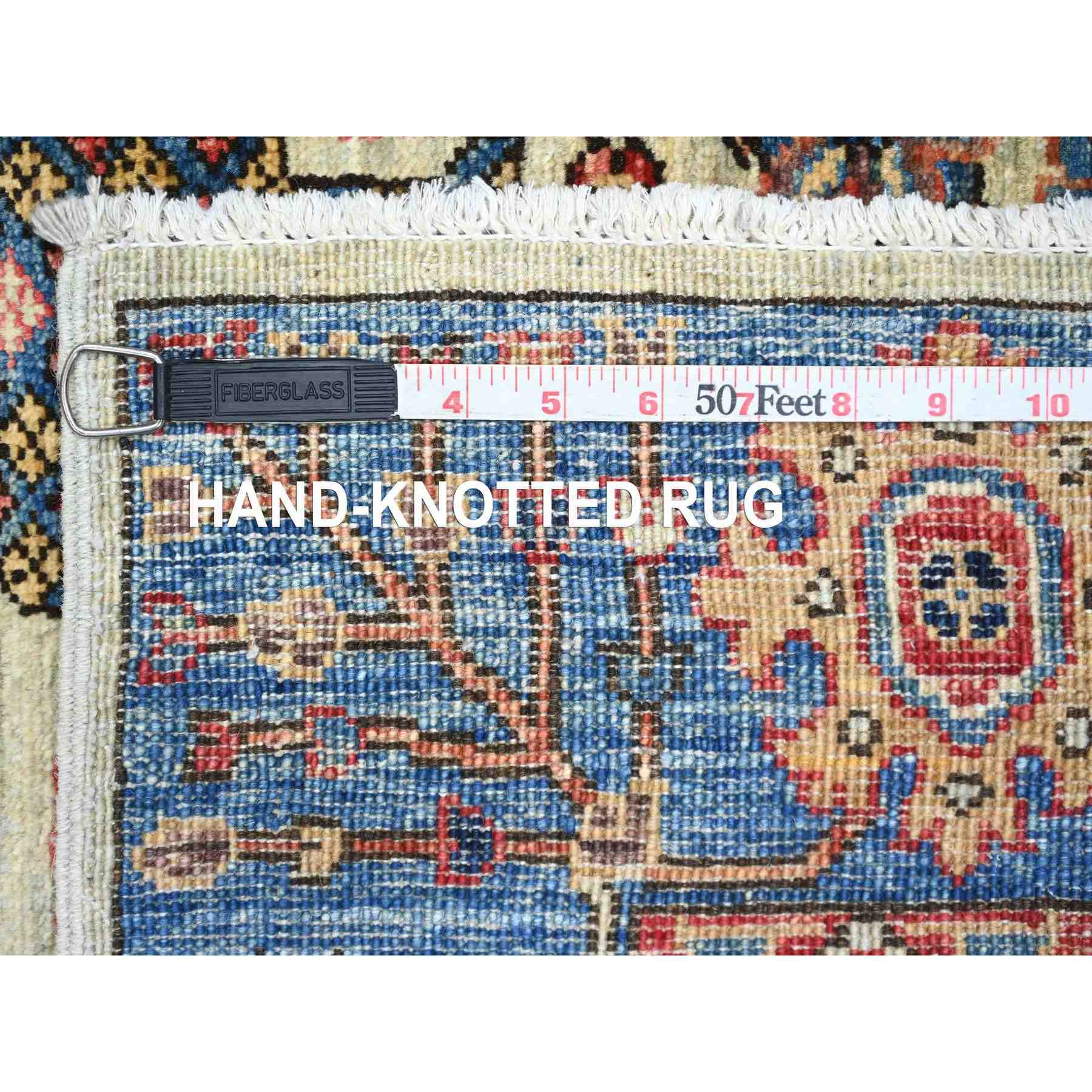 Tribal-Geometric-Hand-Knotted-Rug-105750