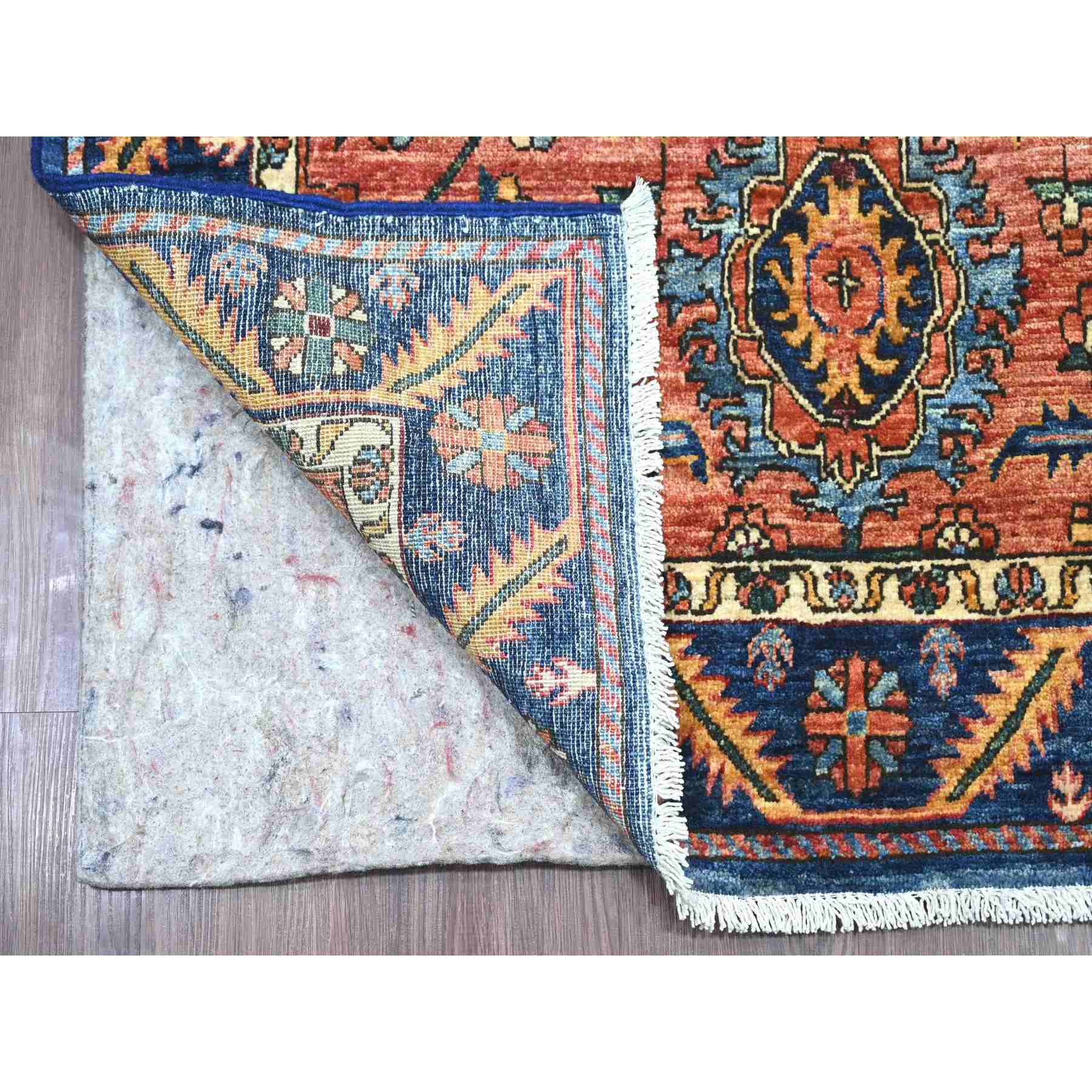 Tribal-Geometric-Hand-Knotted-Rug-105755
