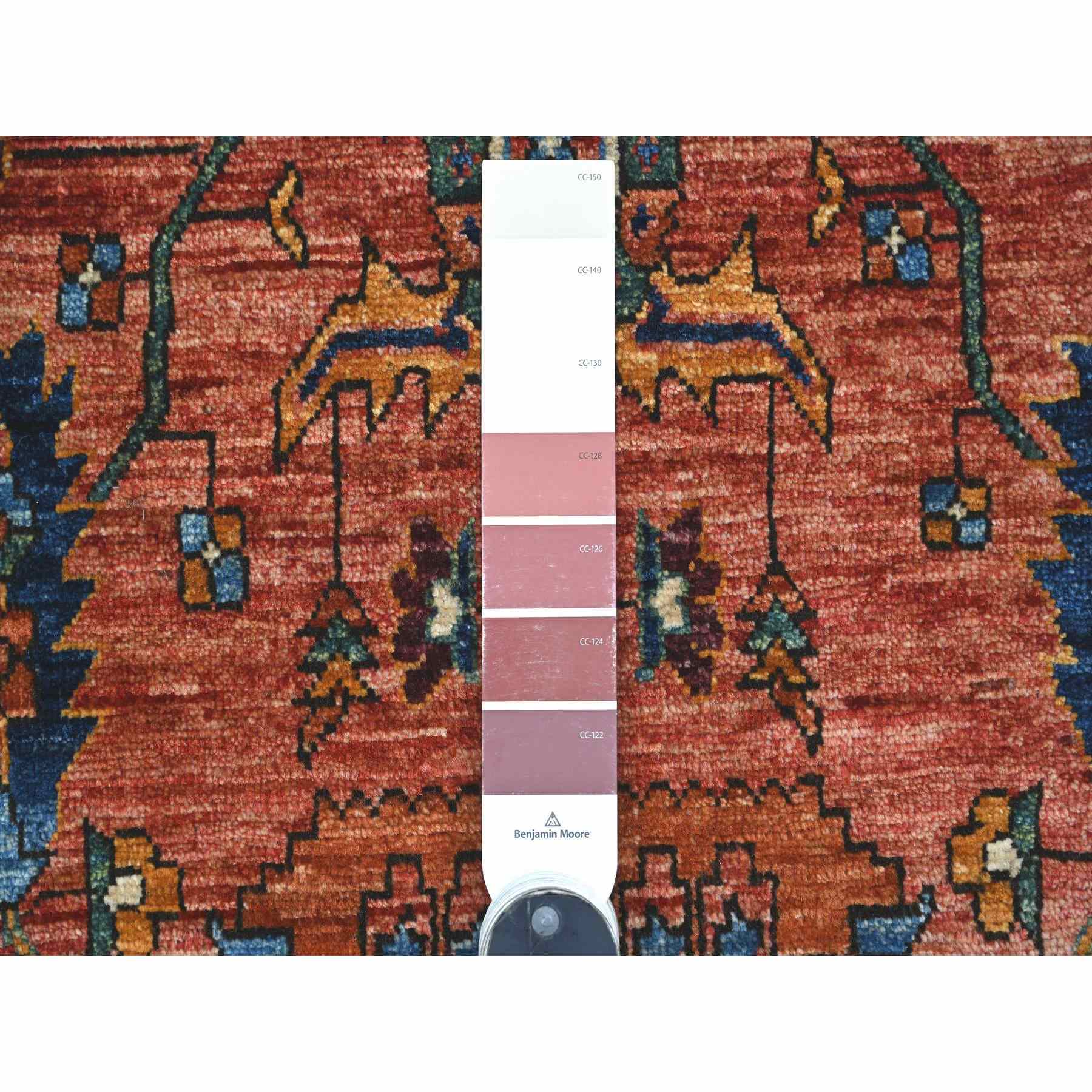 Tribal-Geometric-Hand-Knotted-Rug-105755