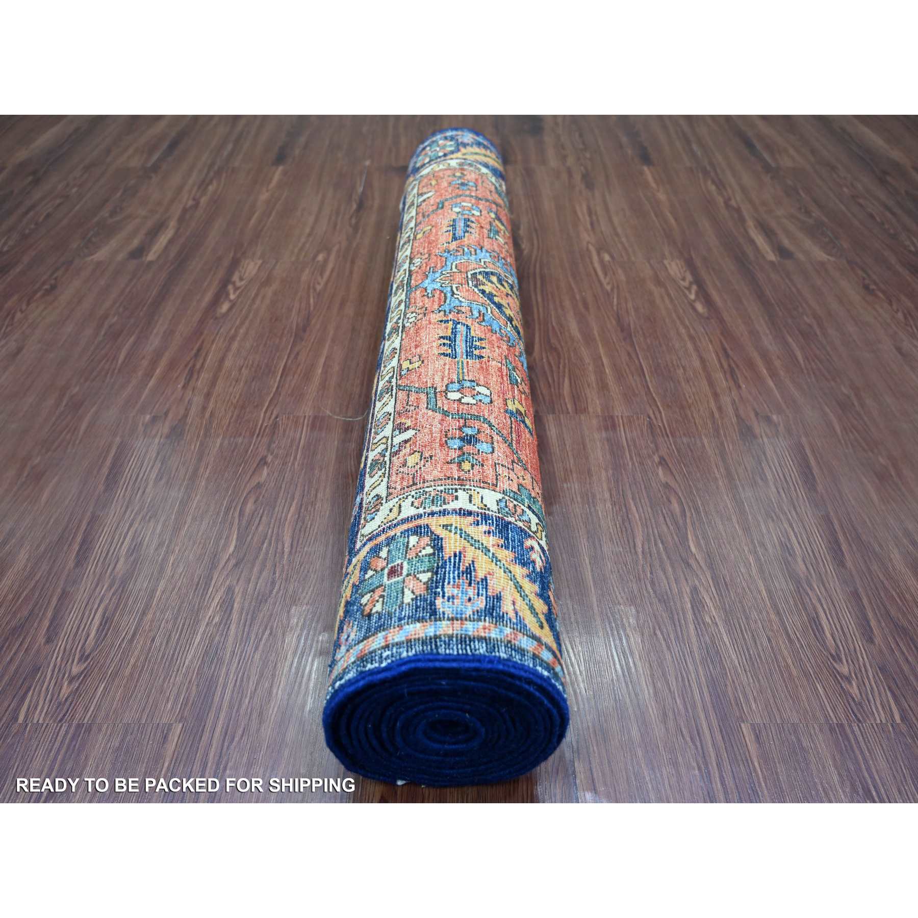 Tribal-Geometric-Hand-Knotted-Rug-105755