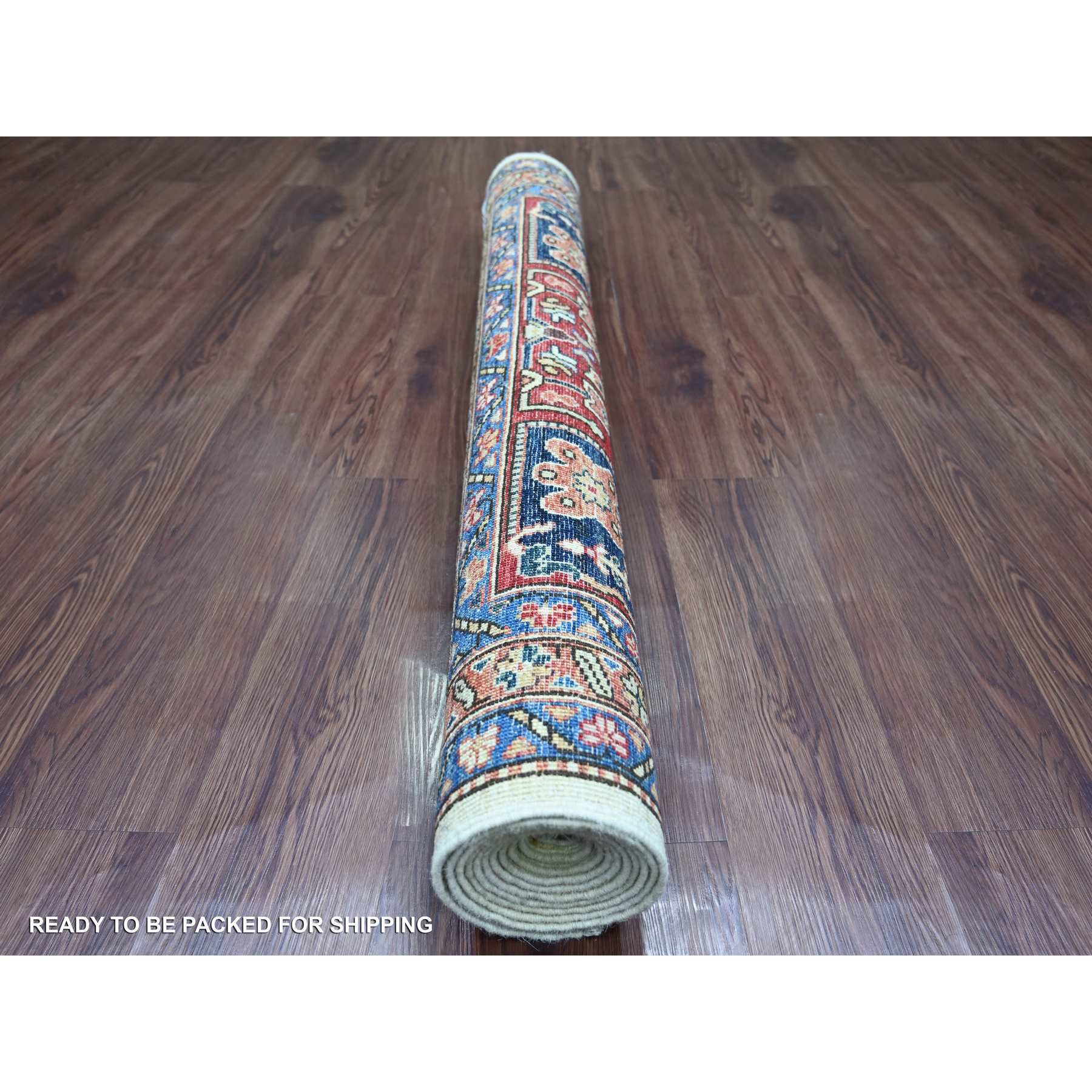 Tribal-Geometric-Hand-Knotted-Rug-105760