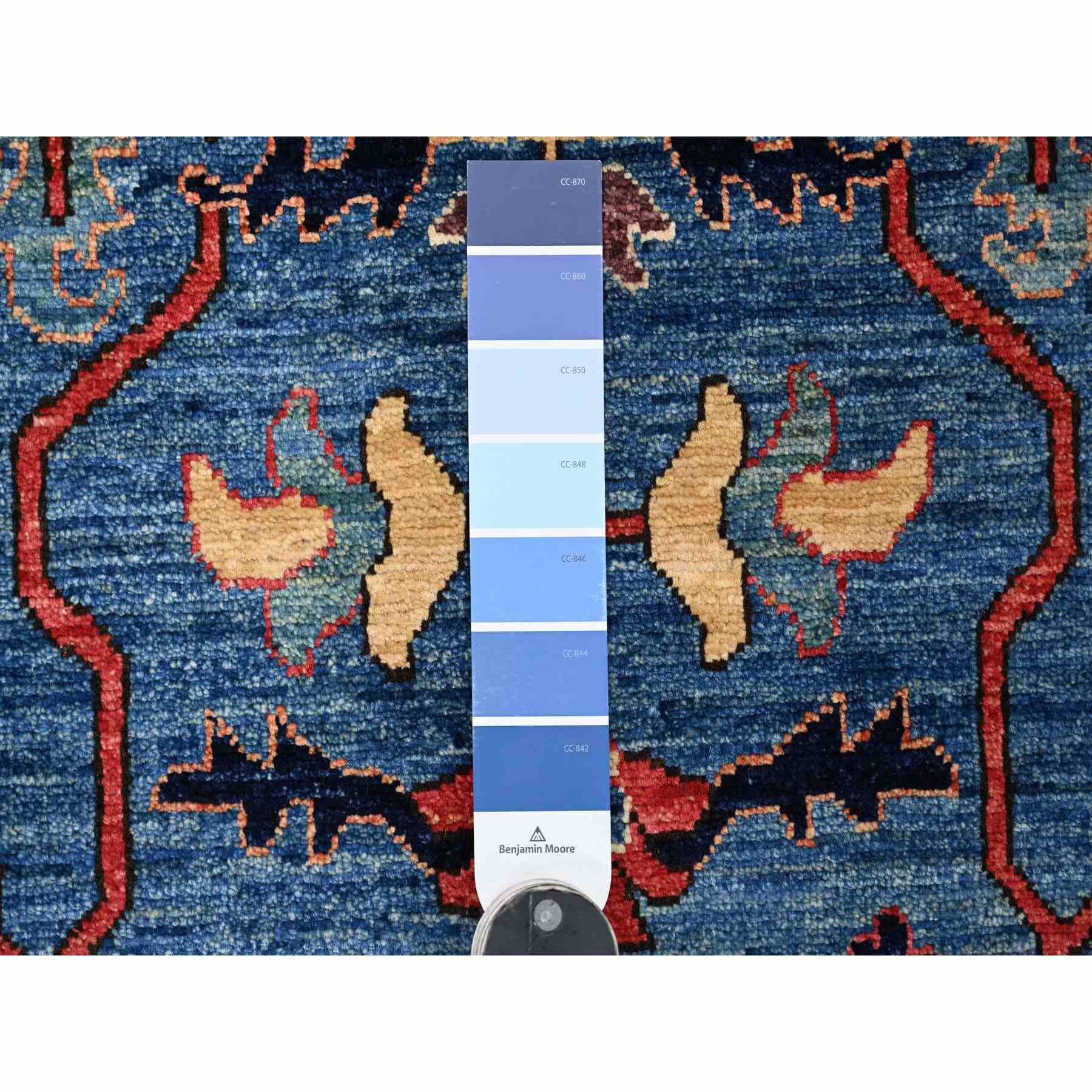 Tribal-Geometric-Hand-Knotted-Rug-105765