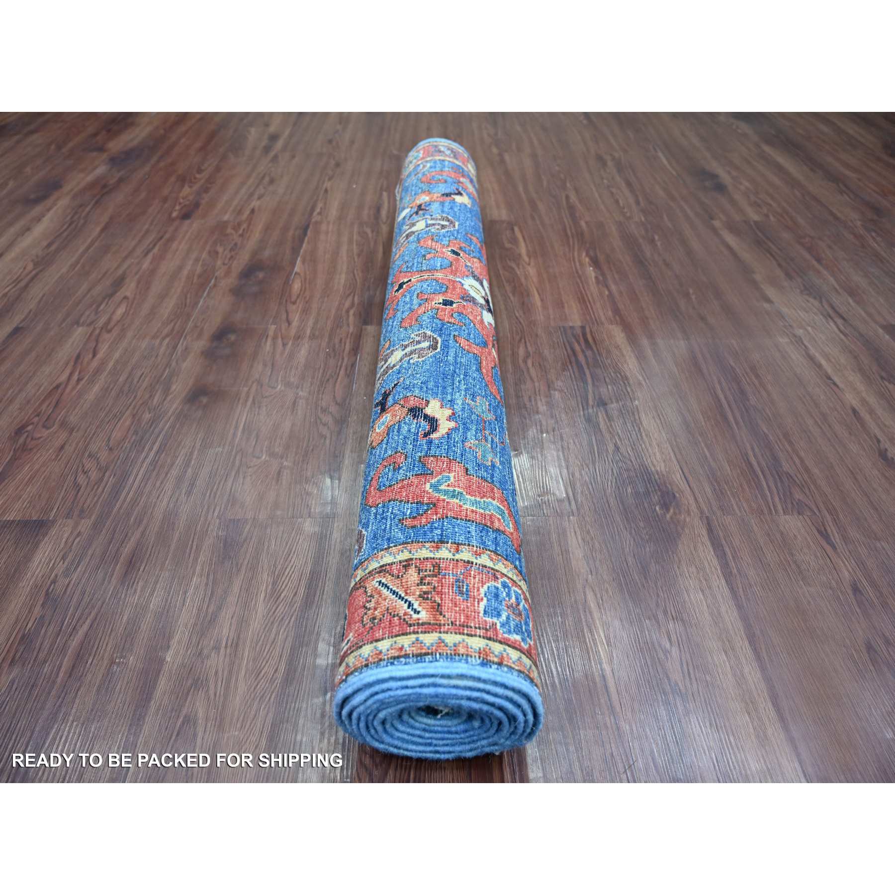 Tribal-Geometric-Hand-Knotted-Rug-105765