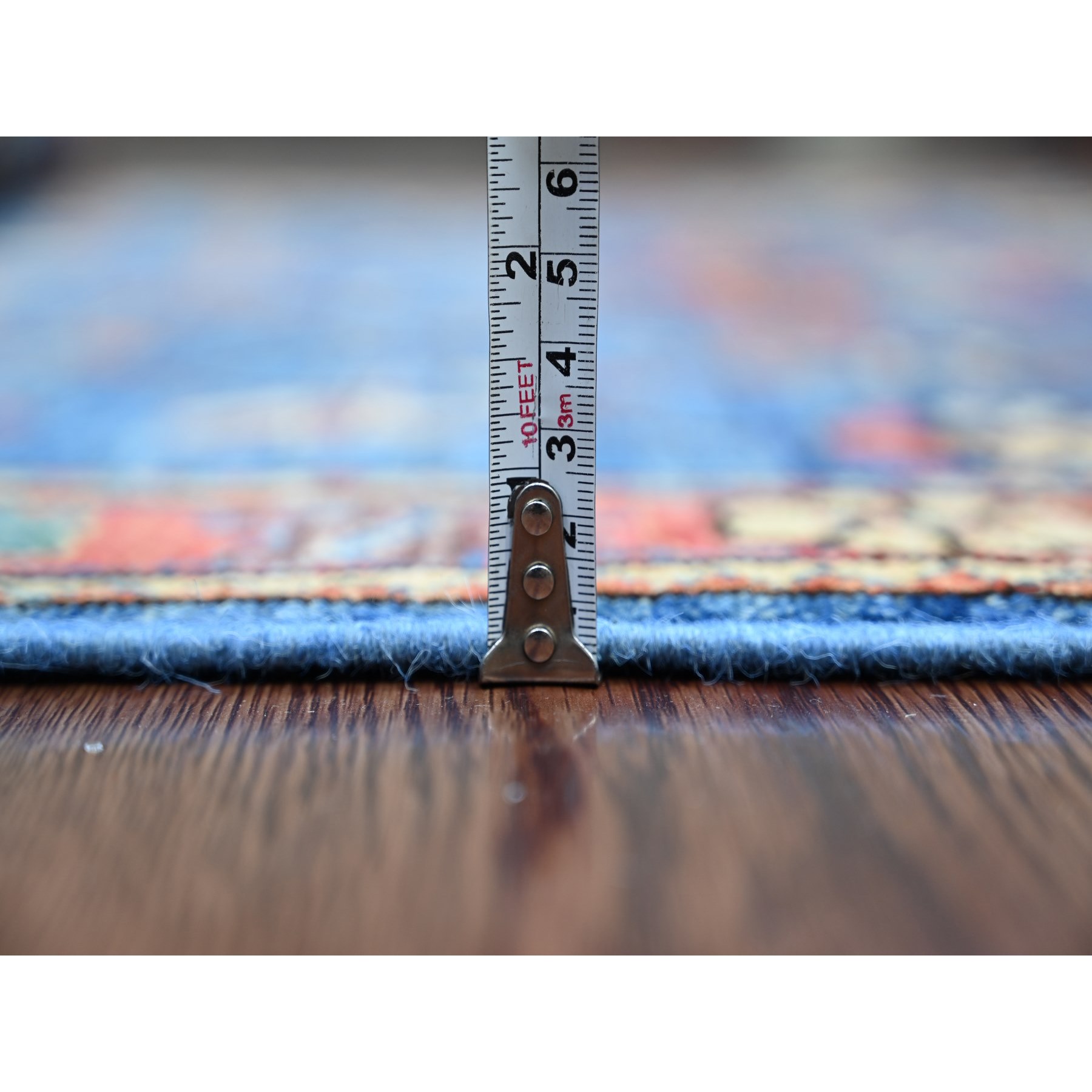 Tribal-Geometric-Hand-Knotted-Rug-105765