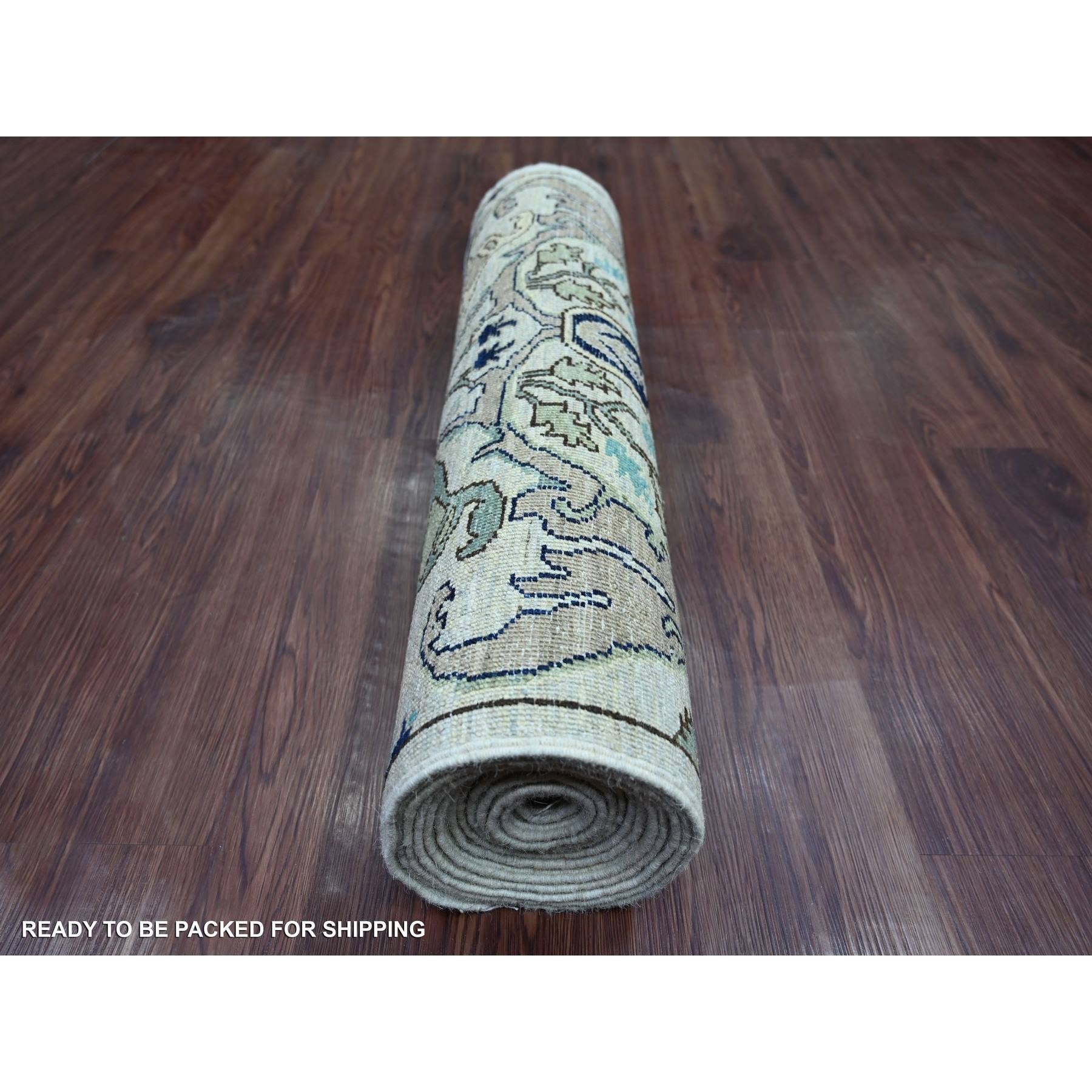 Tribal-Geometric-Hand-Knotted-Rug-105770