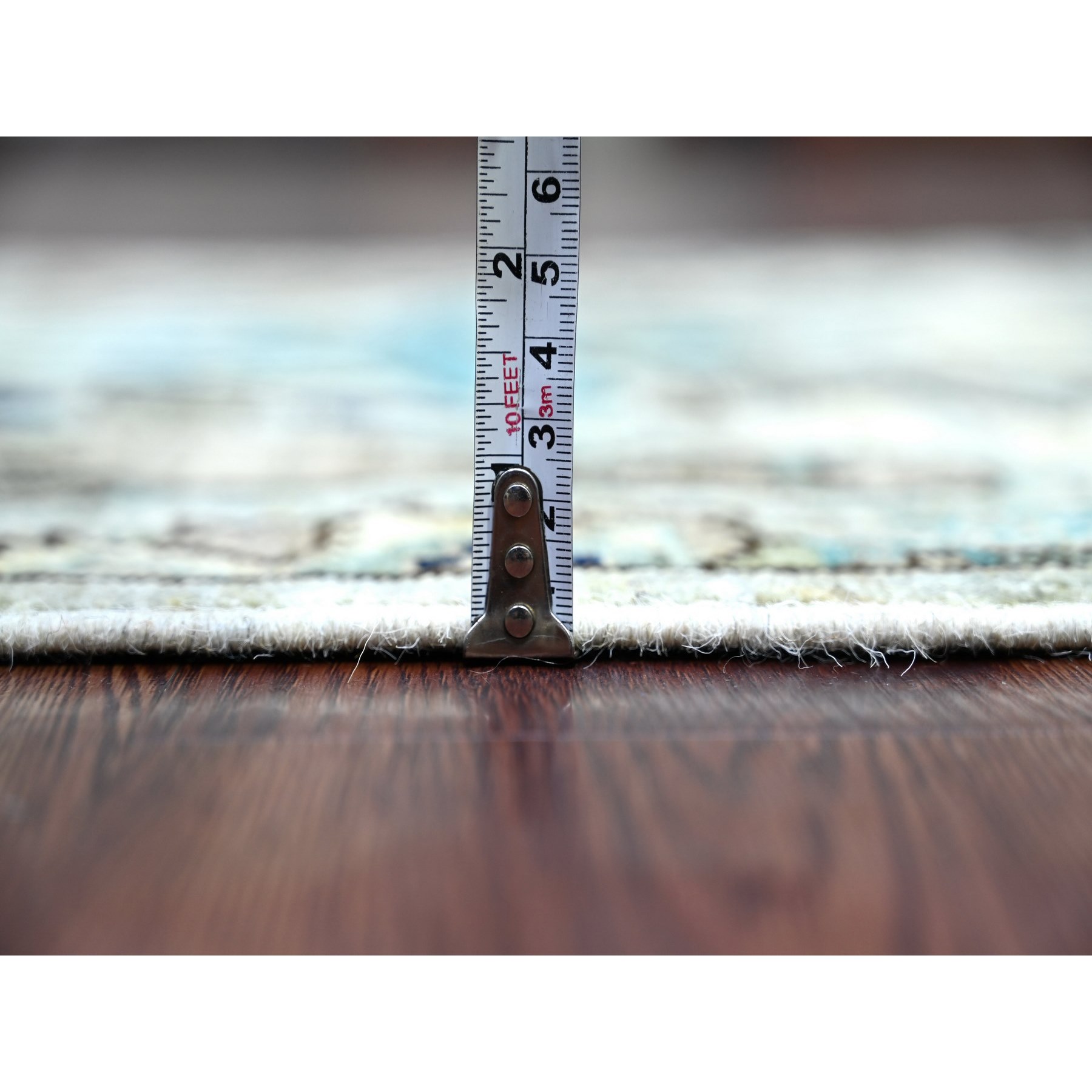 Tribal-Geometric-Hand-Knotted-Rug-105770