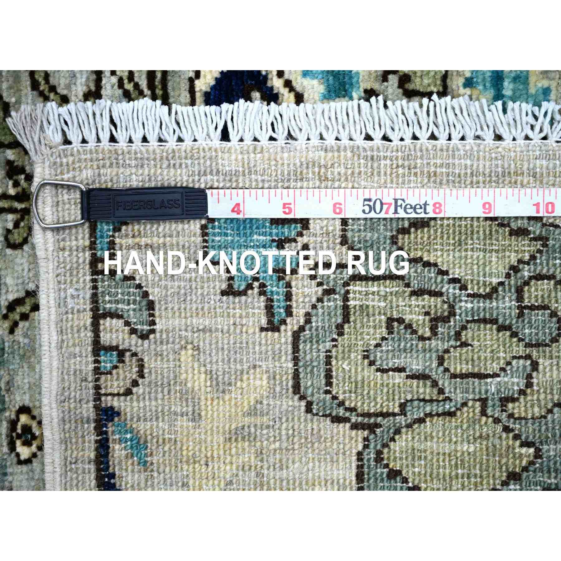 Tribal-Geometric-Hand-Knotted-Rug-105770