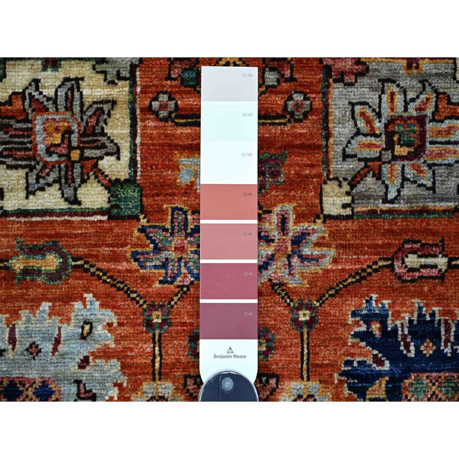 Tribal-Geometric-Hand-Knotted-Rug-105775