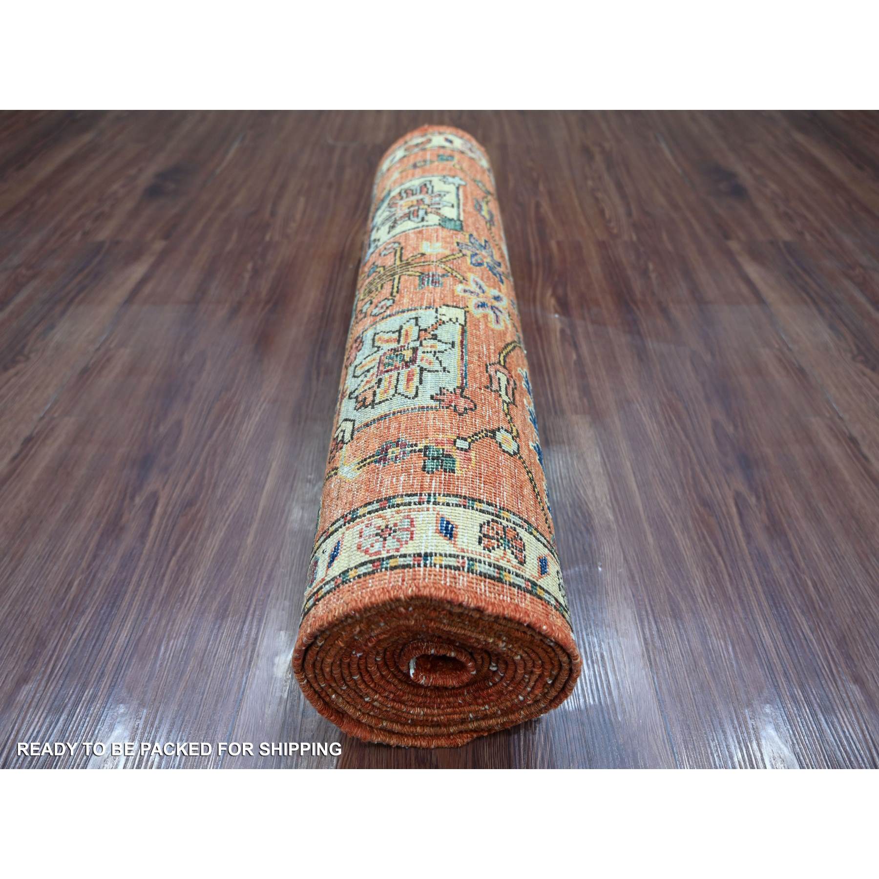 Tribal-Geometric-Hand-Knotted-Rug-105775