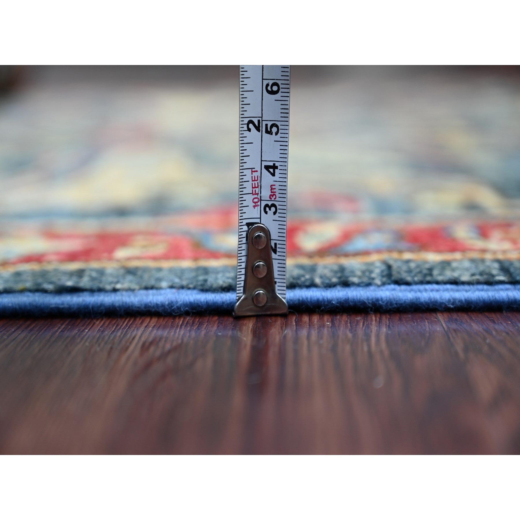 Tribal-Geometric-Hand-Knotted-Rug-105780