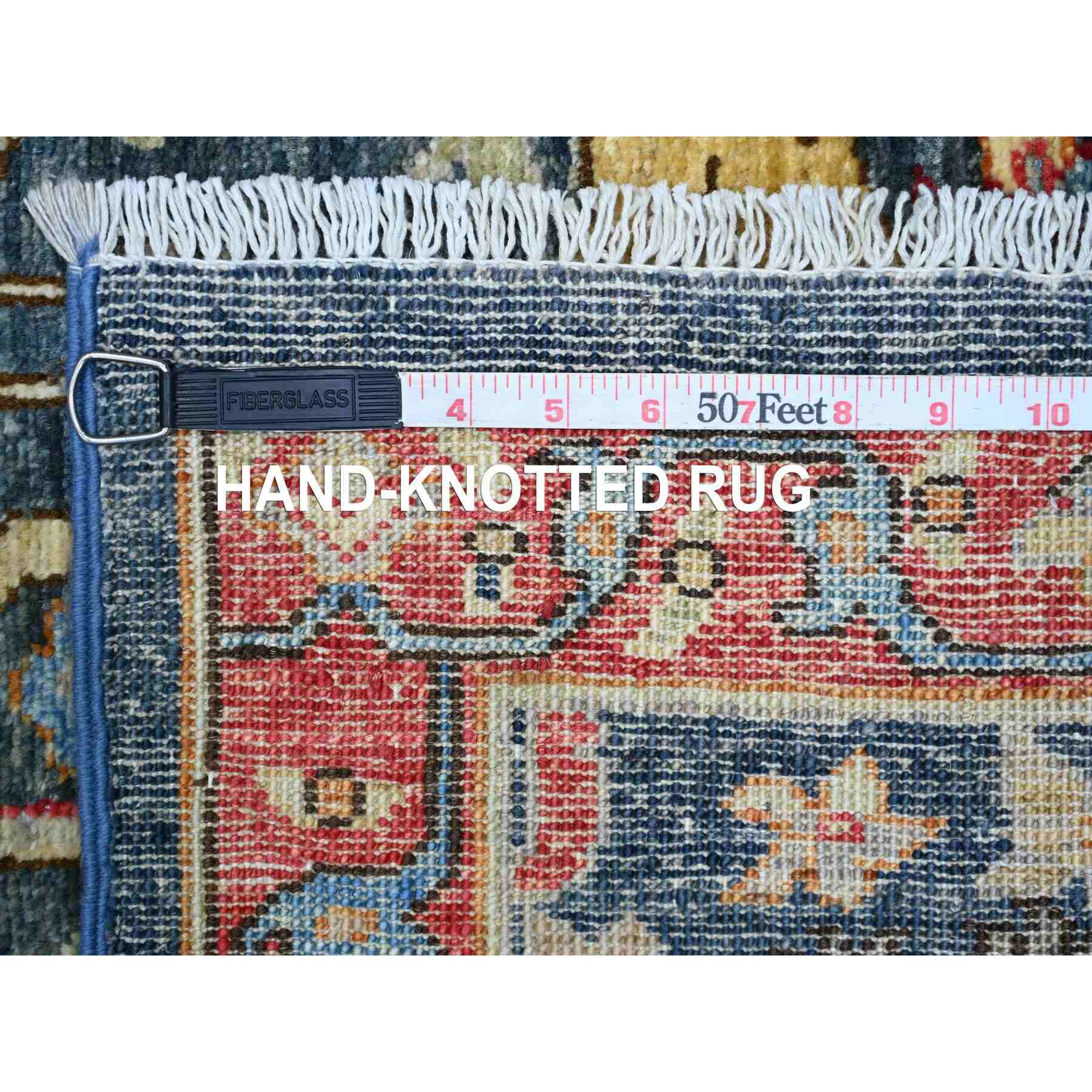 Tribal-Geometric-Hand-Knotted-Rug-105780