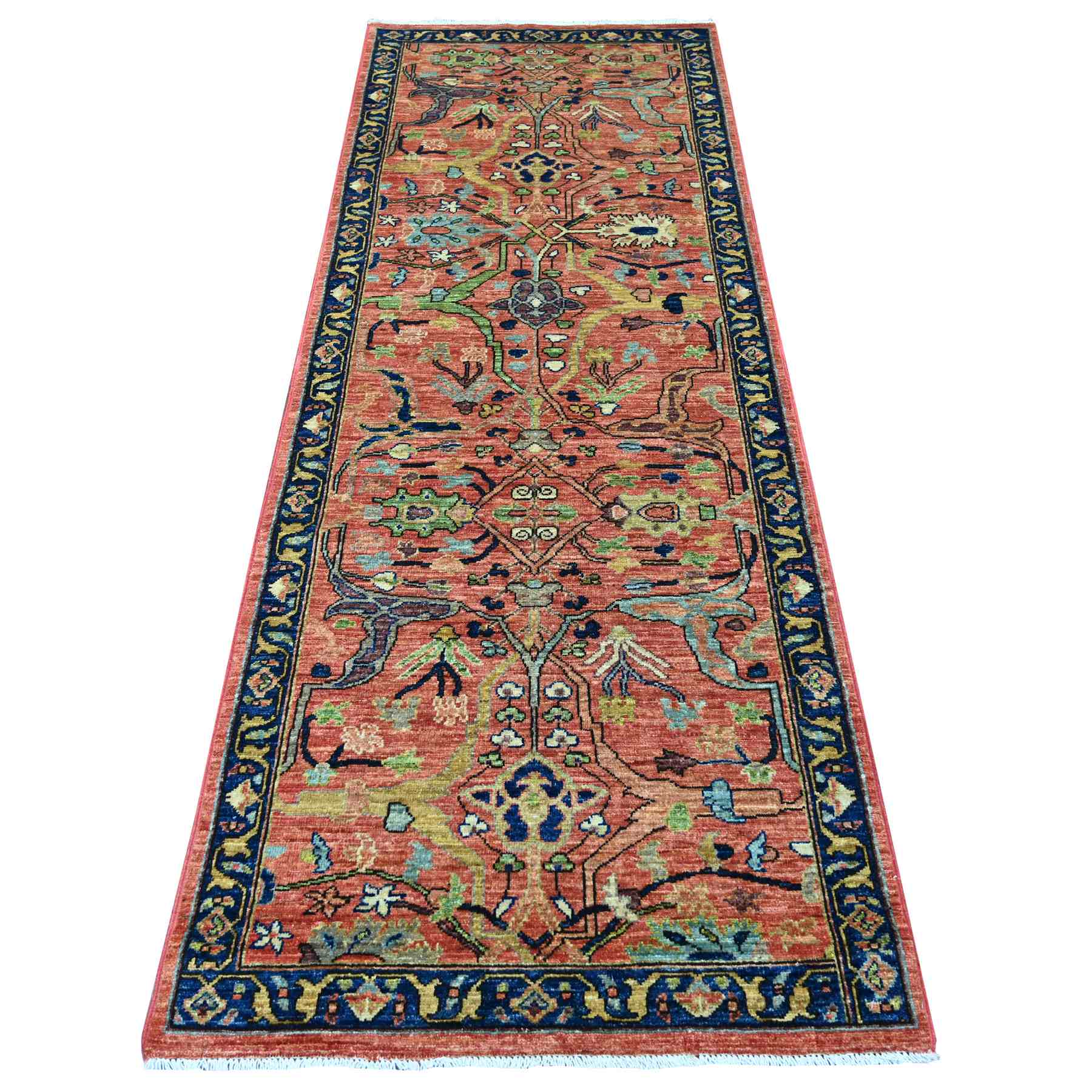Tribal-Geometric-Hand-Knotted-Rug-105800