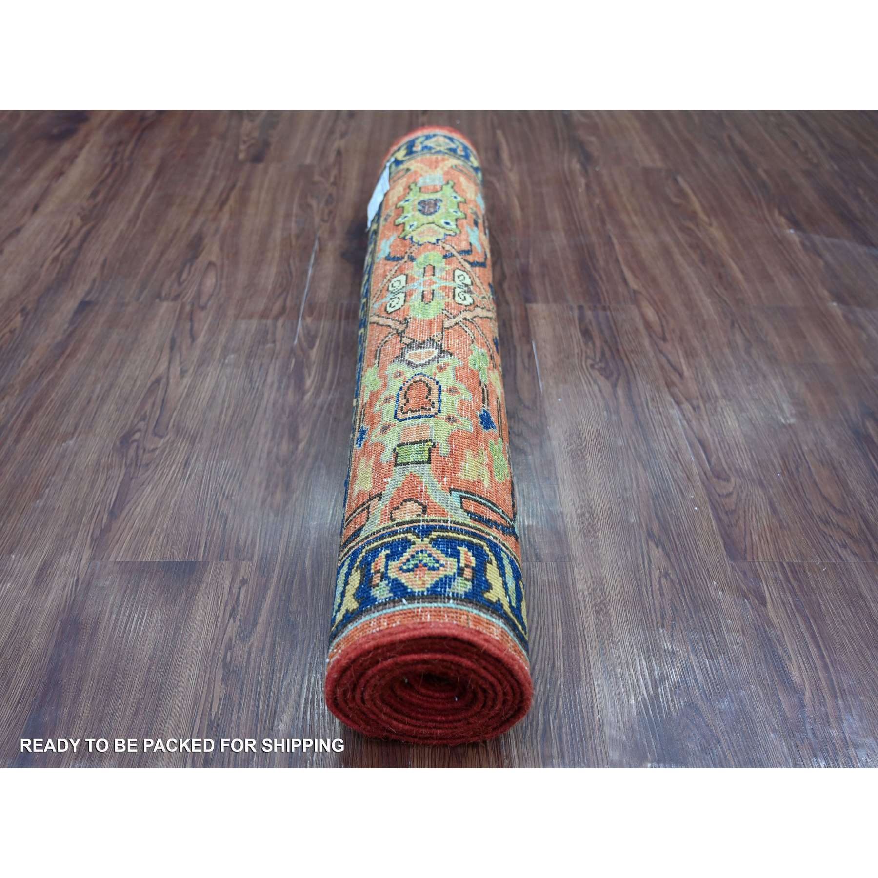 Tribal-Geometric-Hand-Knotted-Rug-105800
