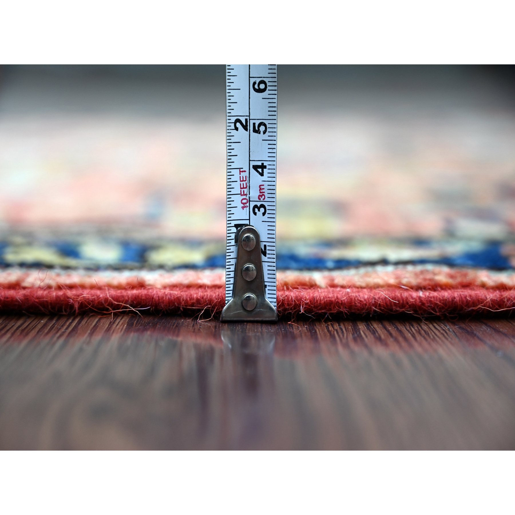 Tribal-Geometric-Hand-Knotted-Rug-105800