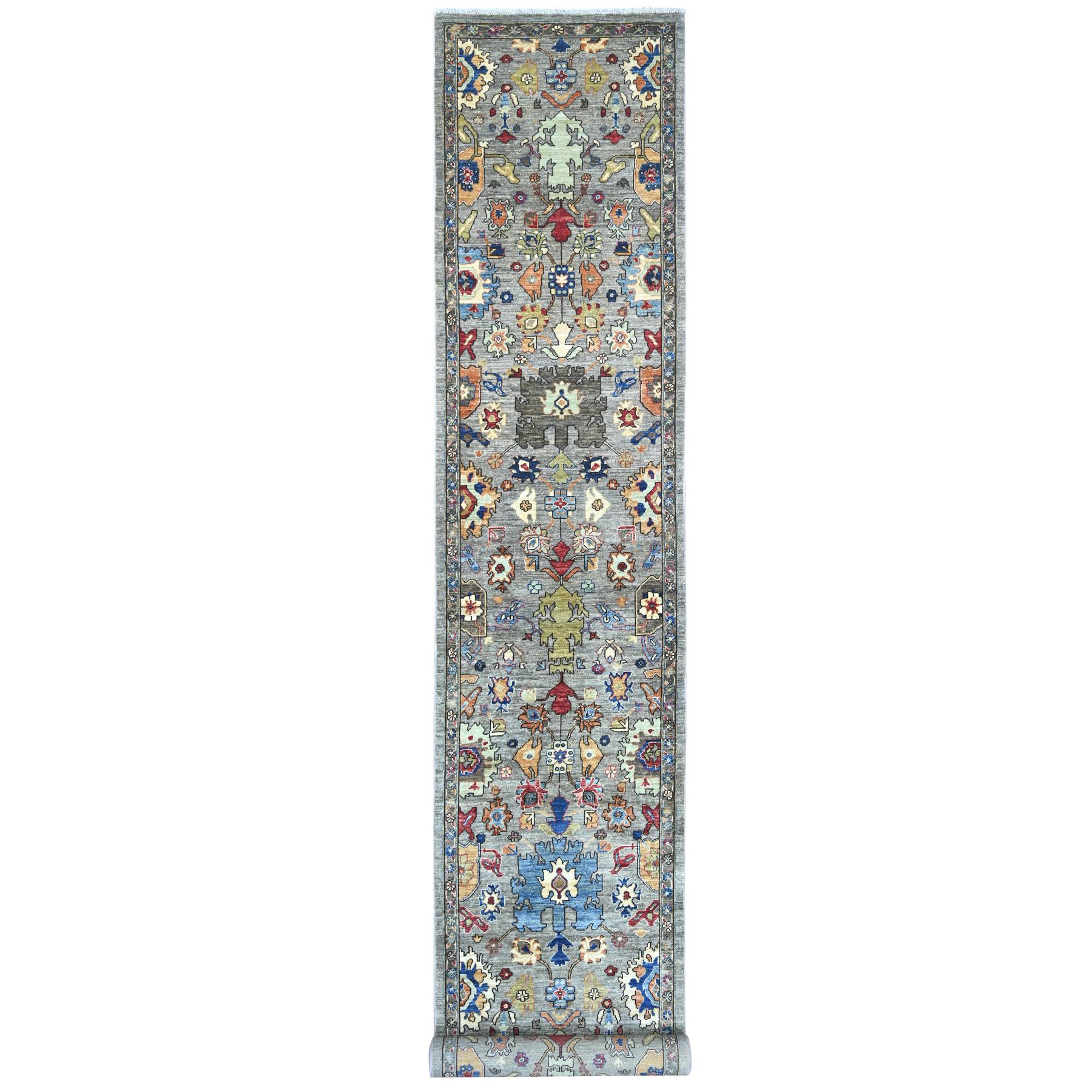Tribal-Geometric-Hand-Knotted-Rug-105830