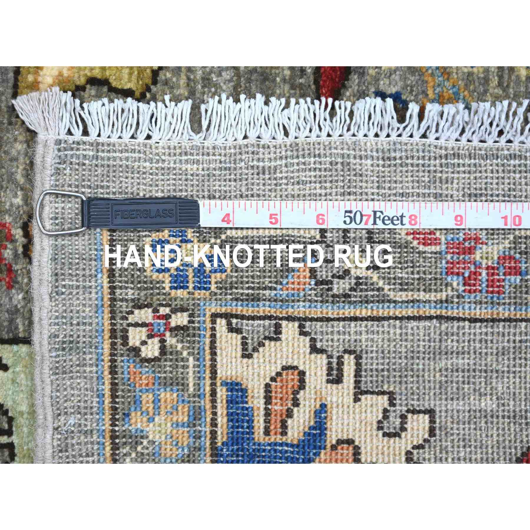 Tribal-Geometric-Hand-Knotted-Rug-105830