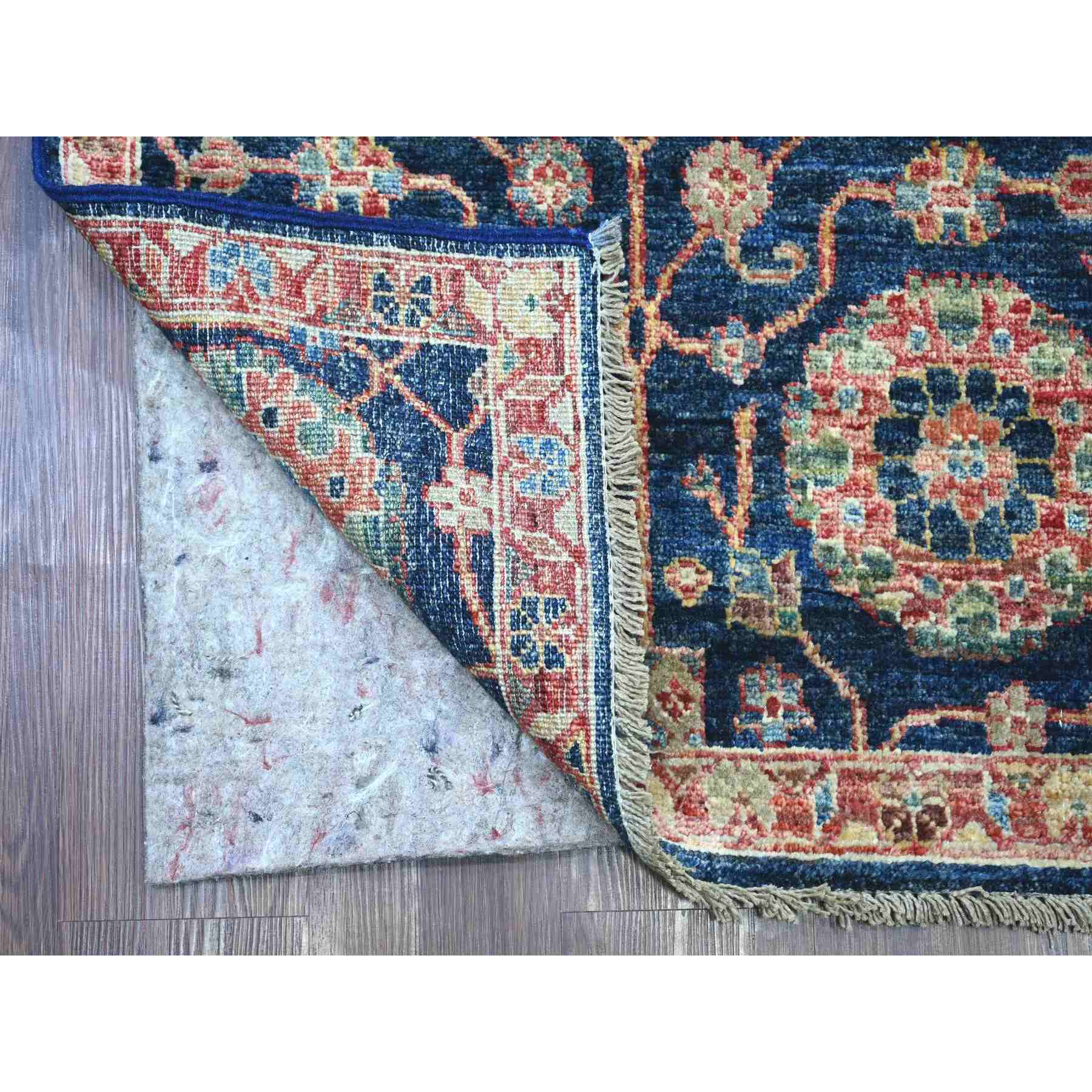 Tribal-Geometric-Hand-Knotted-Rug-105845