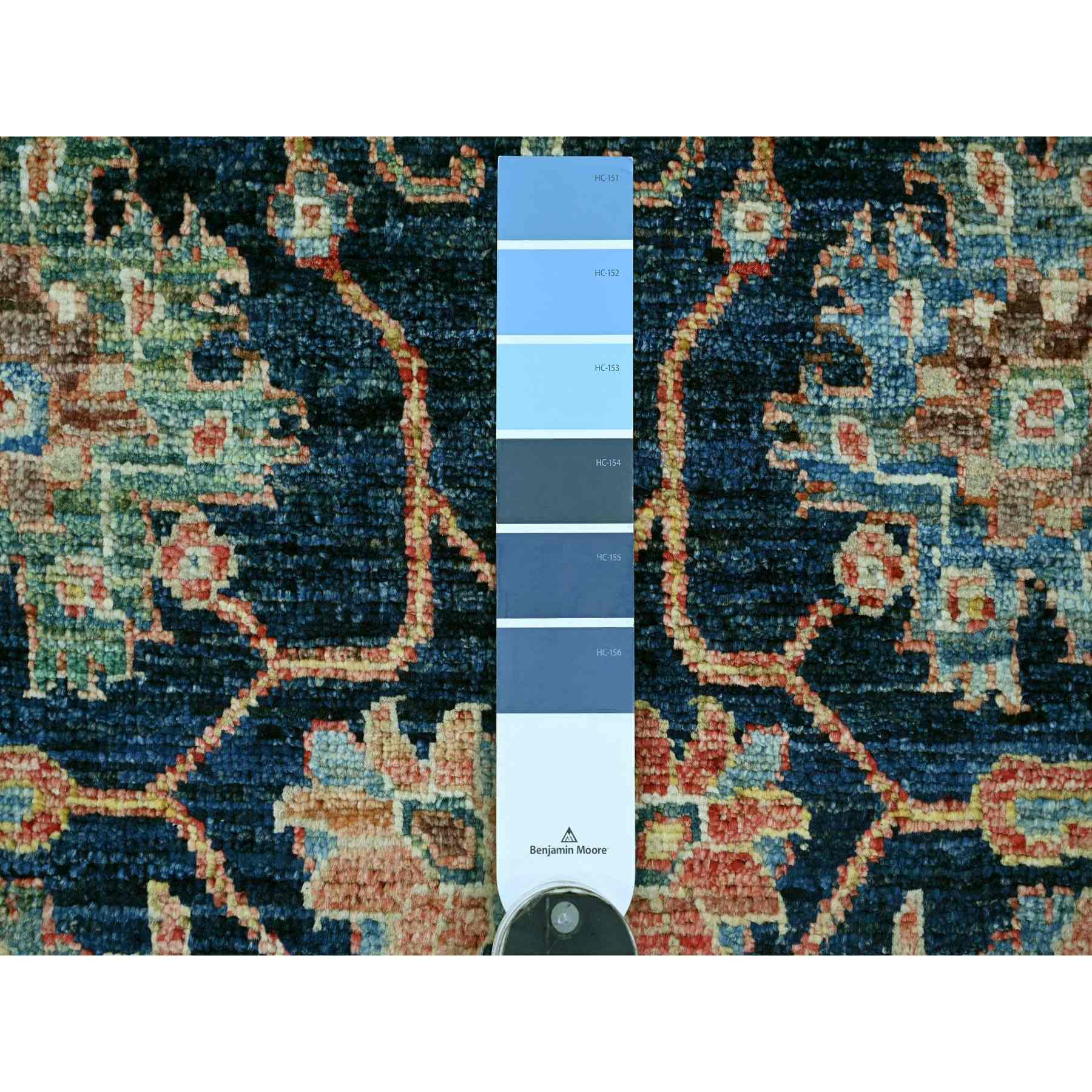 Tribal-Geometric-Hand-Knotted-Rug-105845
