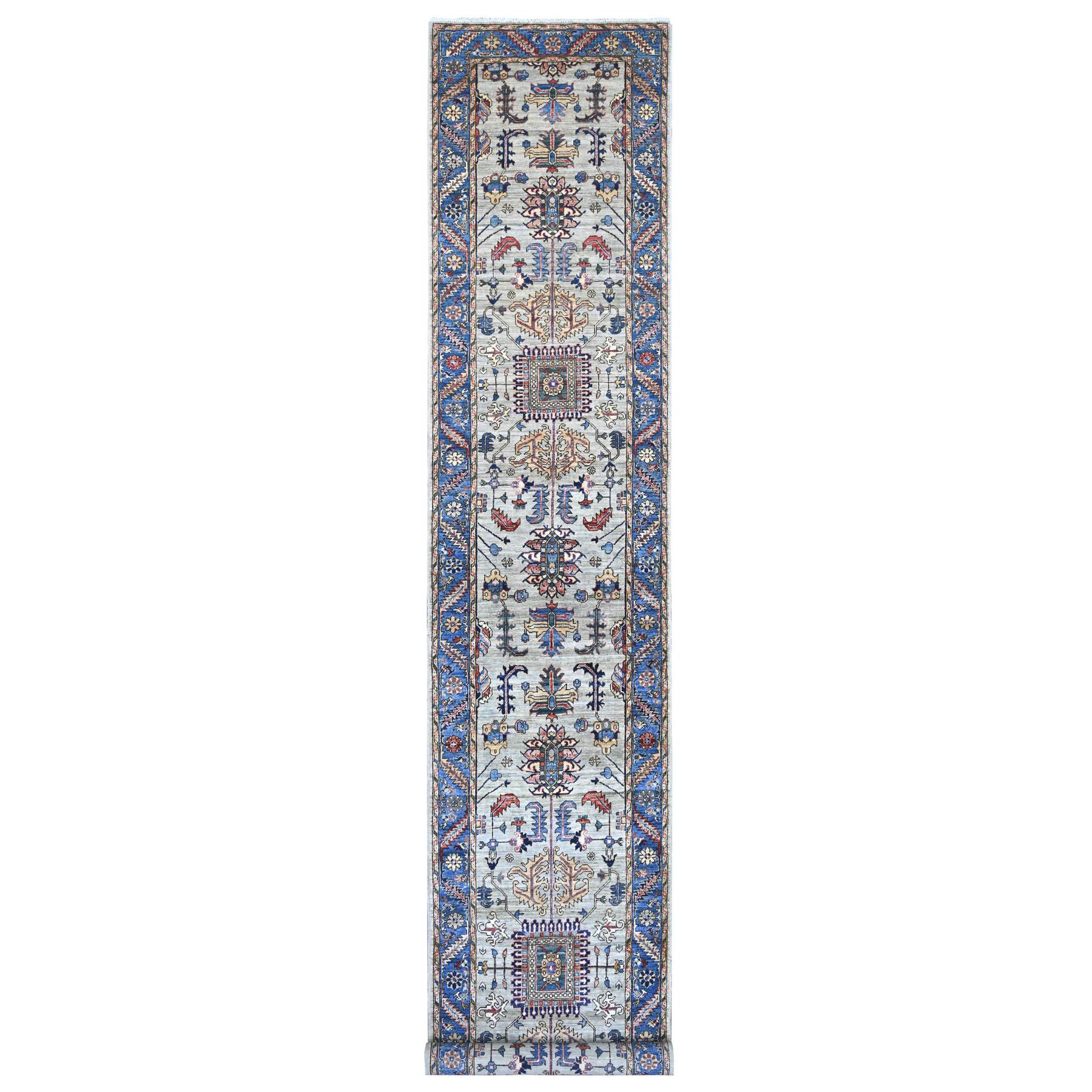 Tribal-Geometric-Hand-Knotted-Rug-105850