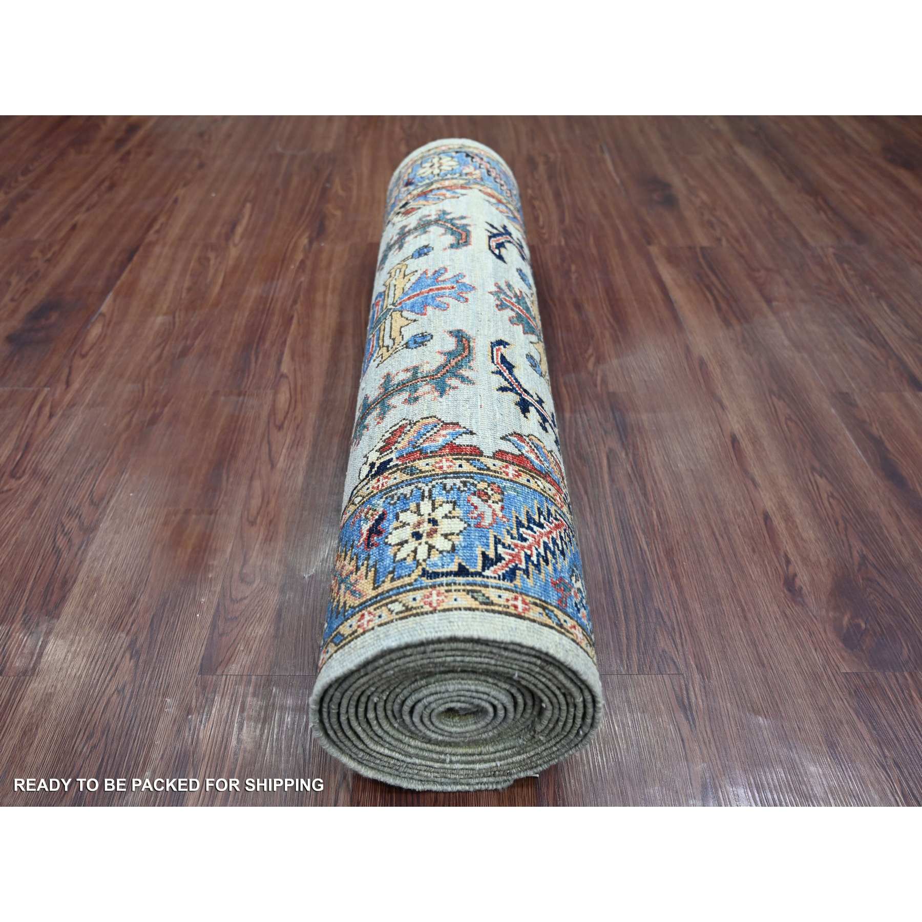 Tribal-Geometric-Hand-Knotted-Rug-105850