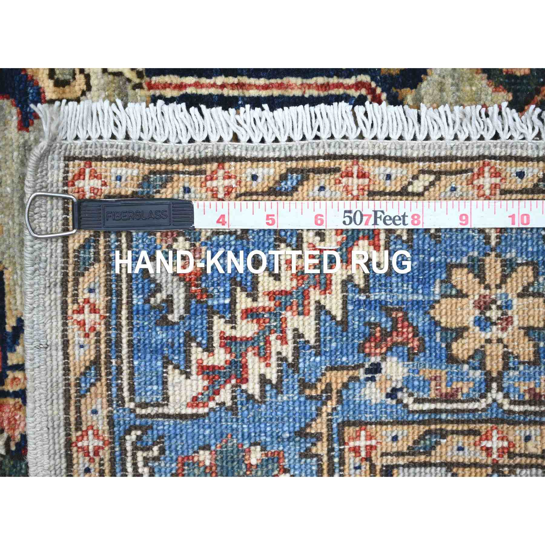 Tribal-Geometric-Hand-Knotted-Rug-105850