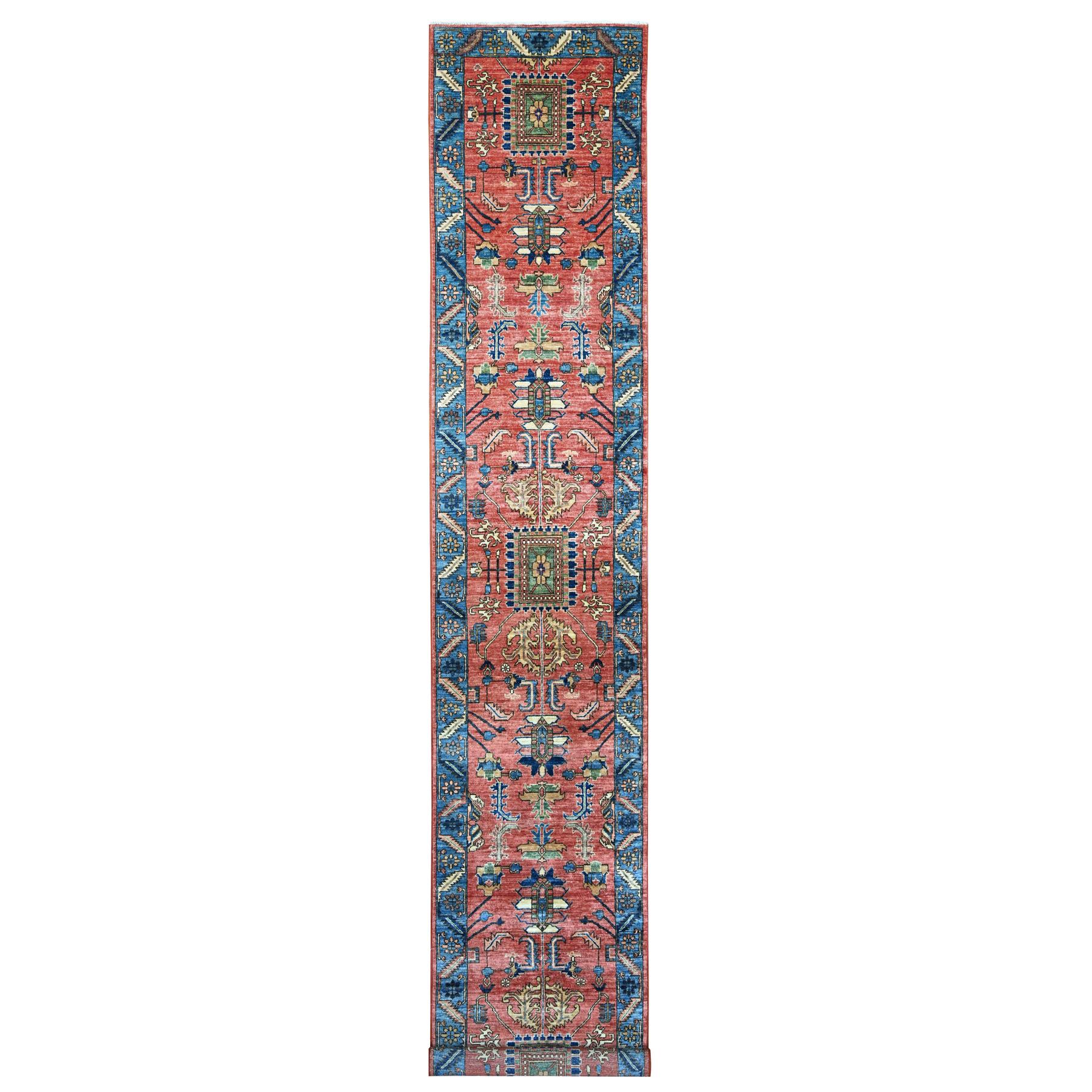 Tribal-Geometric-Hand-Knotted-Rug-105855