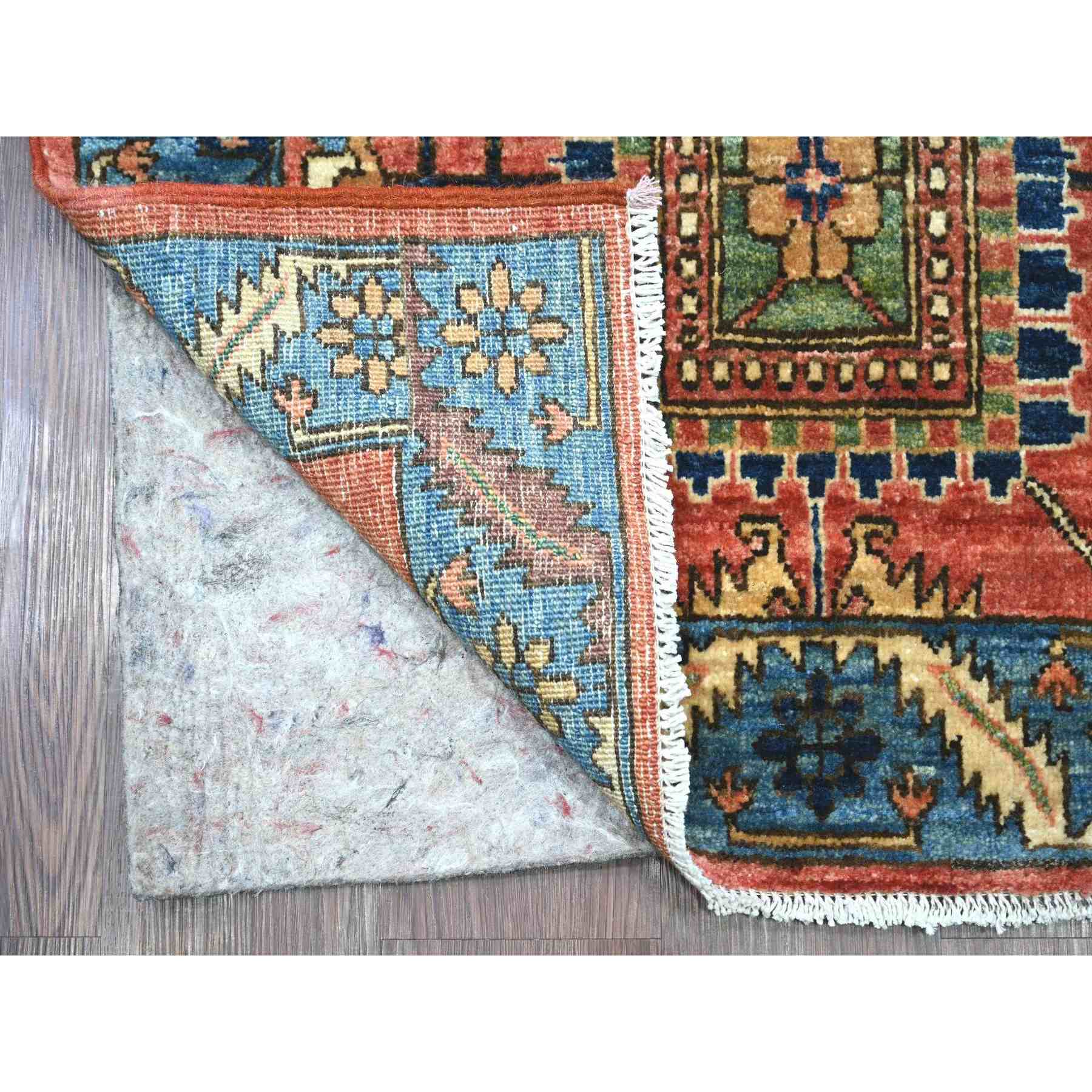 Tribal-Geometric-Hand-Knotted-Rug-105855