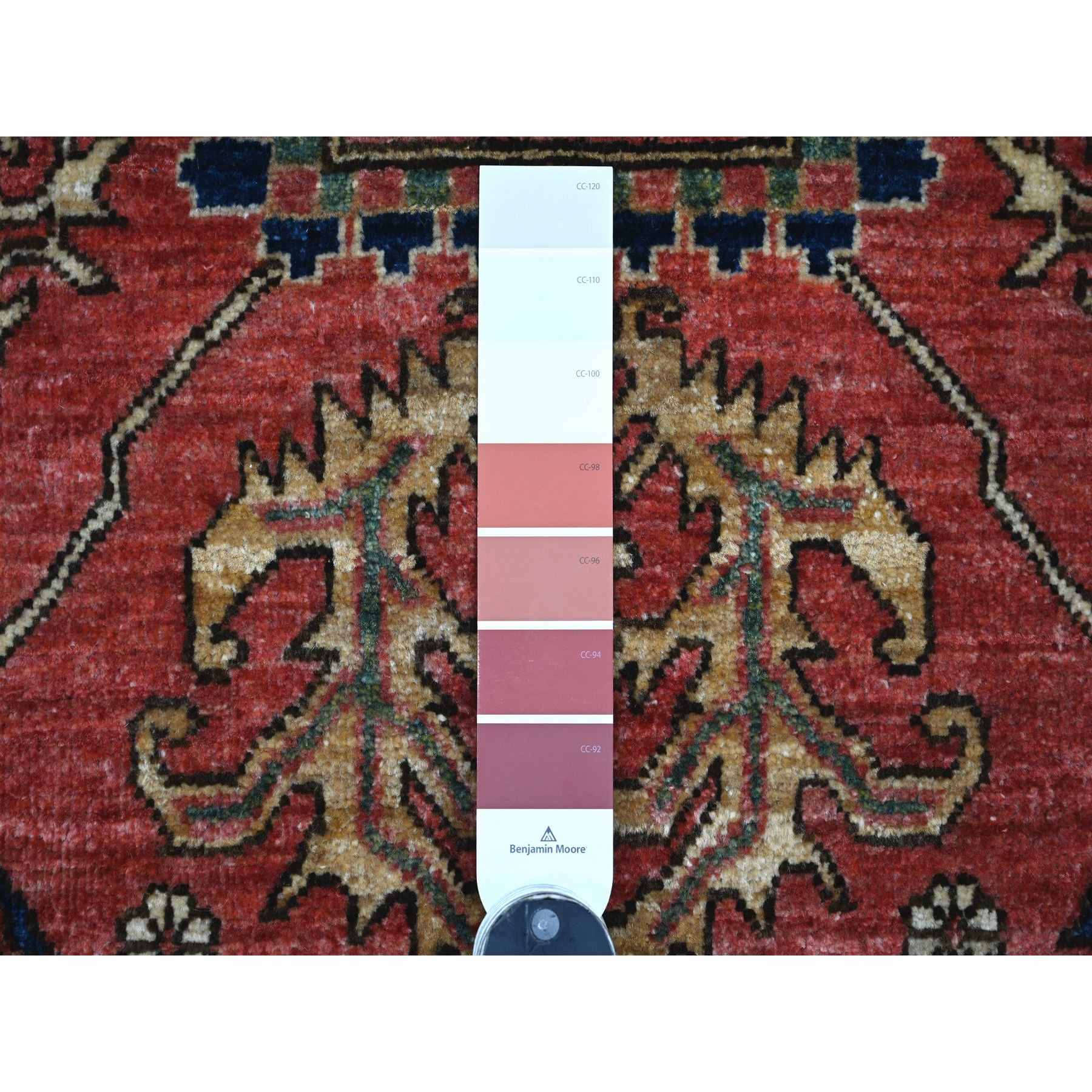 Tribal-Geometric-Hand-Knotted-Rug-105855
