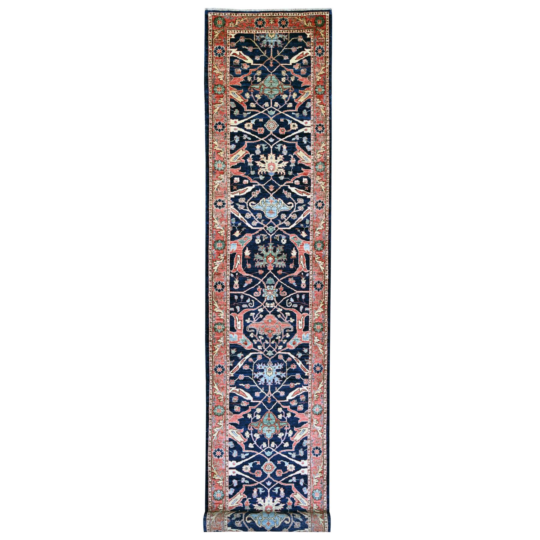 Tribal-Geometric-Hand-Knotted-Rug-105860