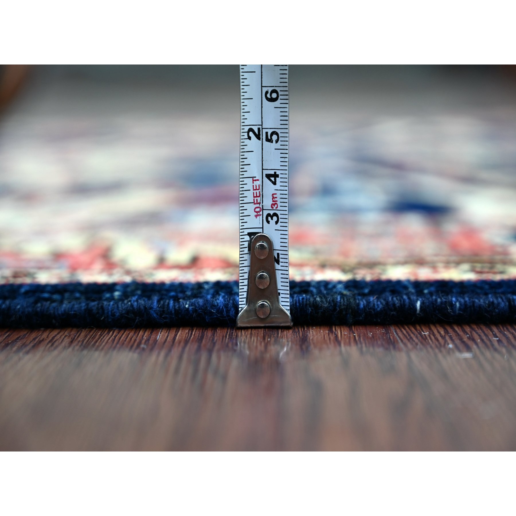 Tribal-Geometric-Hand-Knotted-Rug-105860