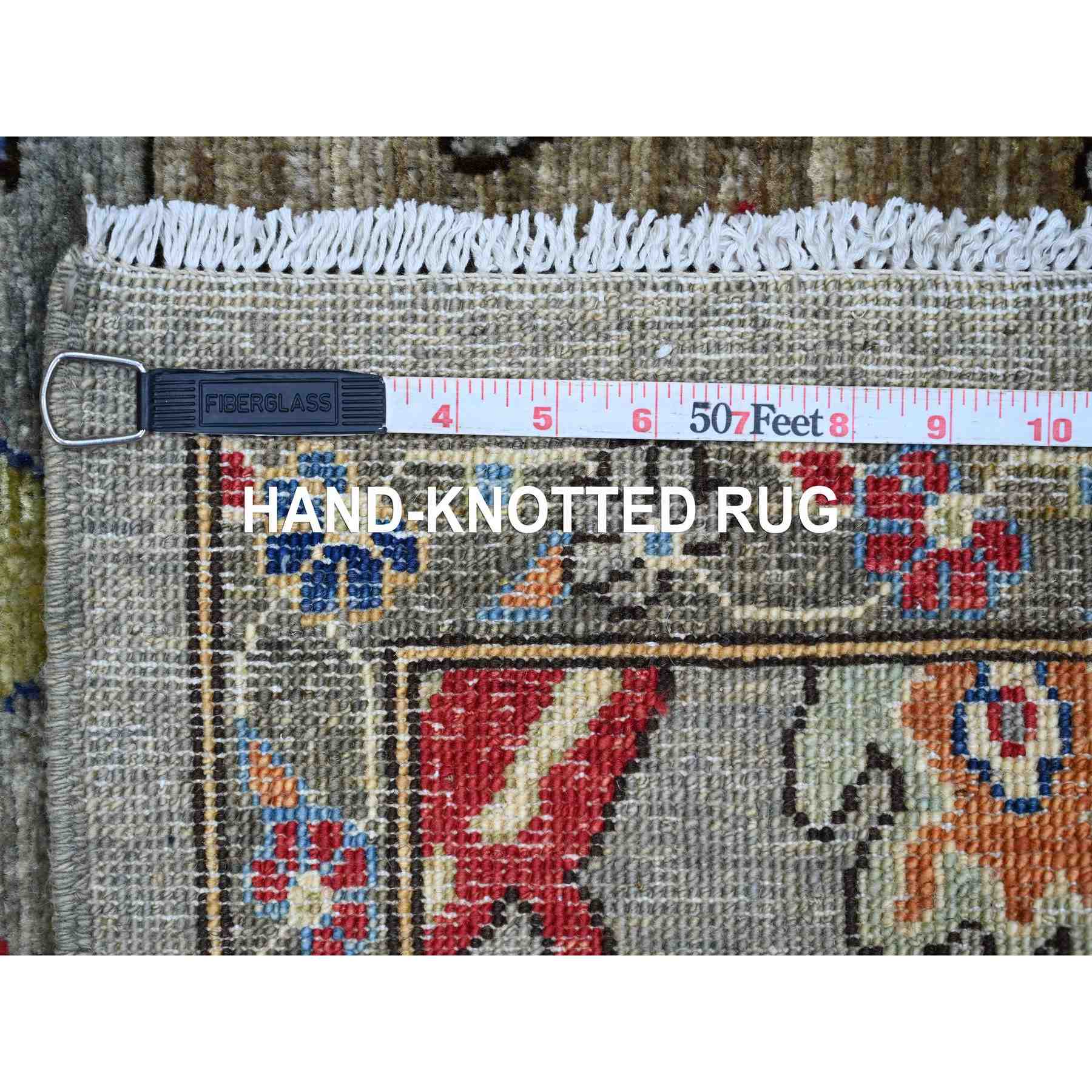 Tribal-Geometric-Hand-Knotted-Rug-105870
