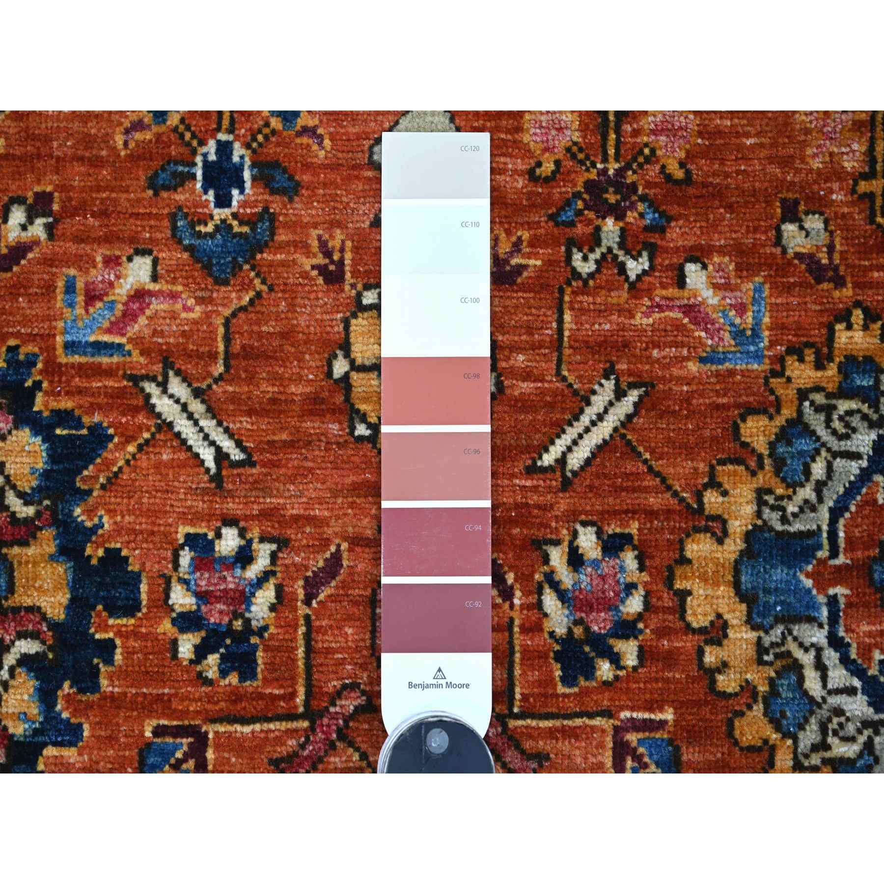 Tribal-Geometric-Hand-Knotted-Rug-105880