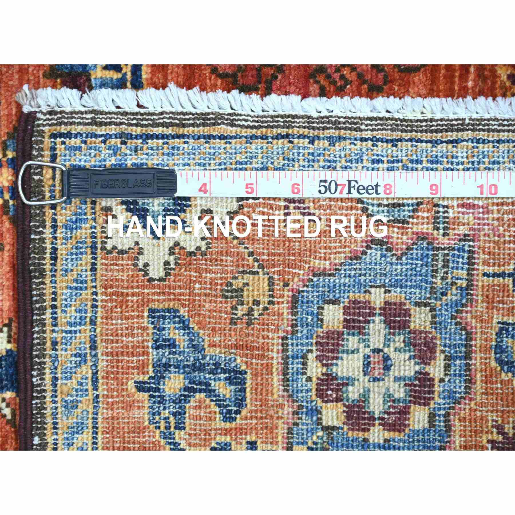Tribal-Geometric-Hand-Knotted-Rug-105880