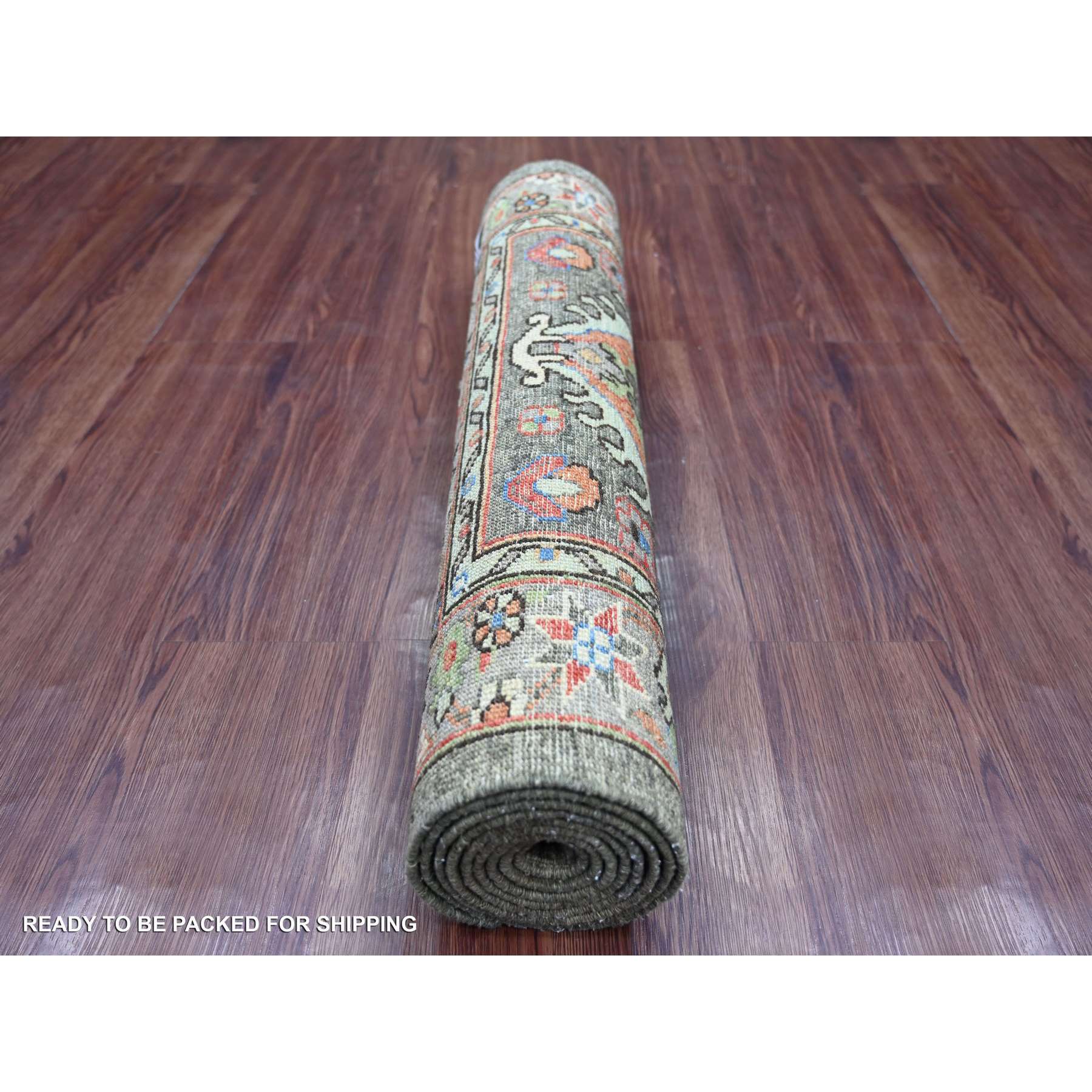 Tribal-Geometric-Hand-Knotted-Rug-105885