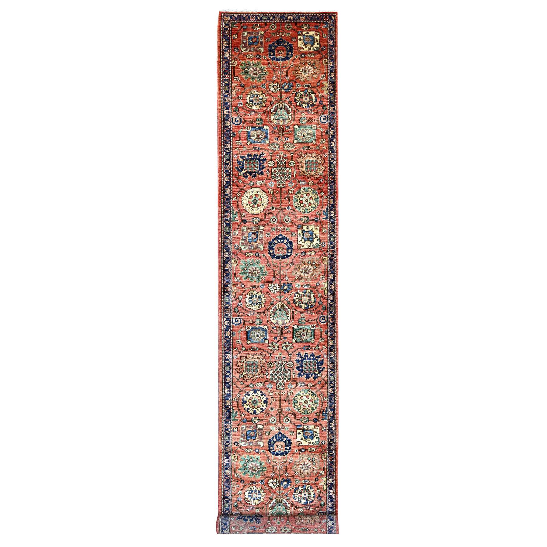Tribal-Geometric-Hand-Knotted-Rug-105895