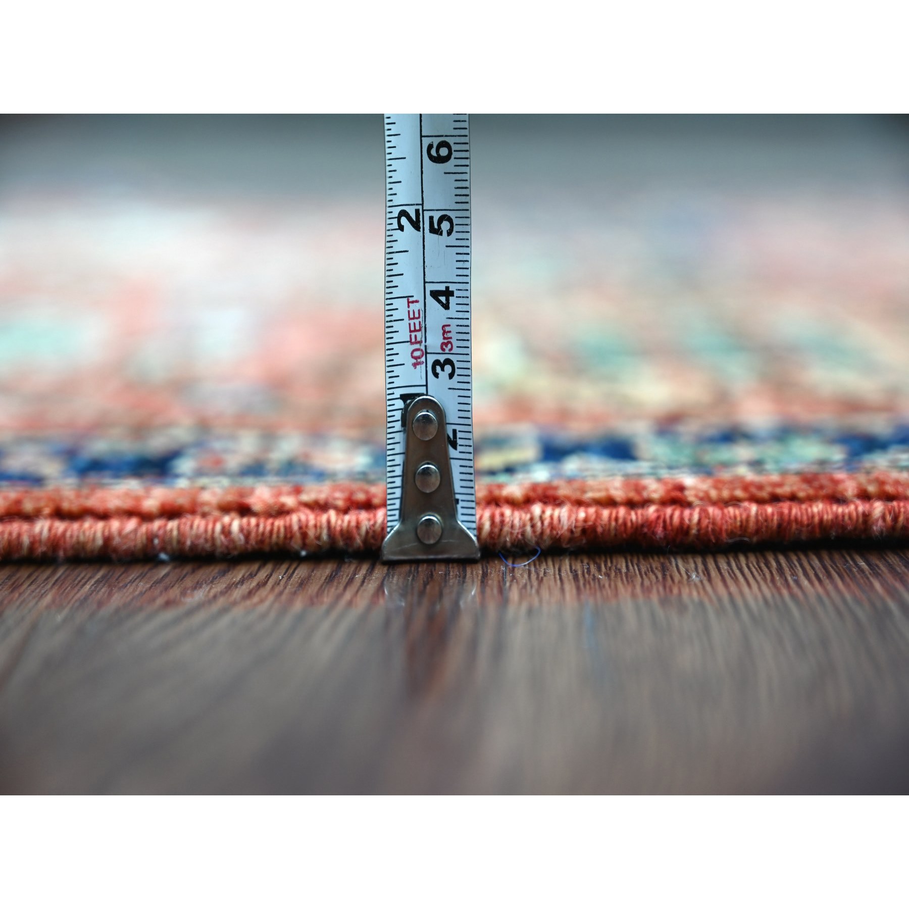Tribal-Geometric-Hand-Knotted-Rug-105895