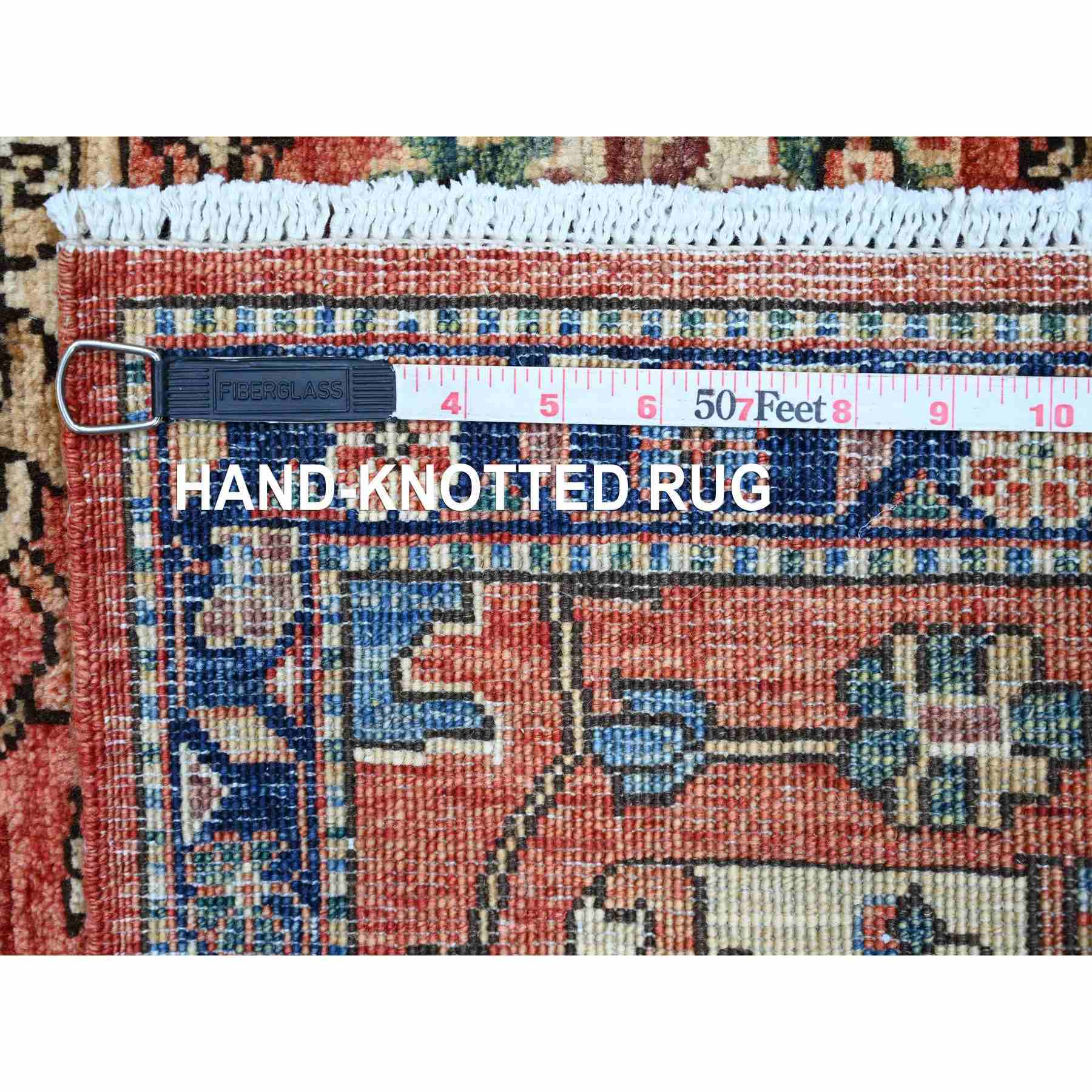 Tribal-Geometric-Hand-Knotted-Rug-105895