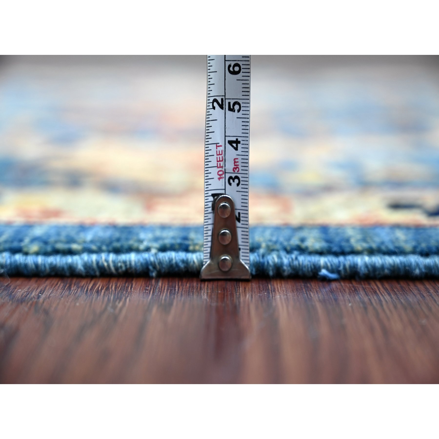 Tribal-Geometric-Hand-Knotted-Rug-105900