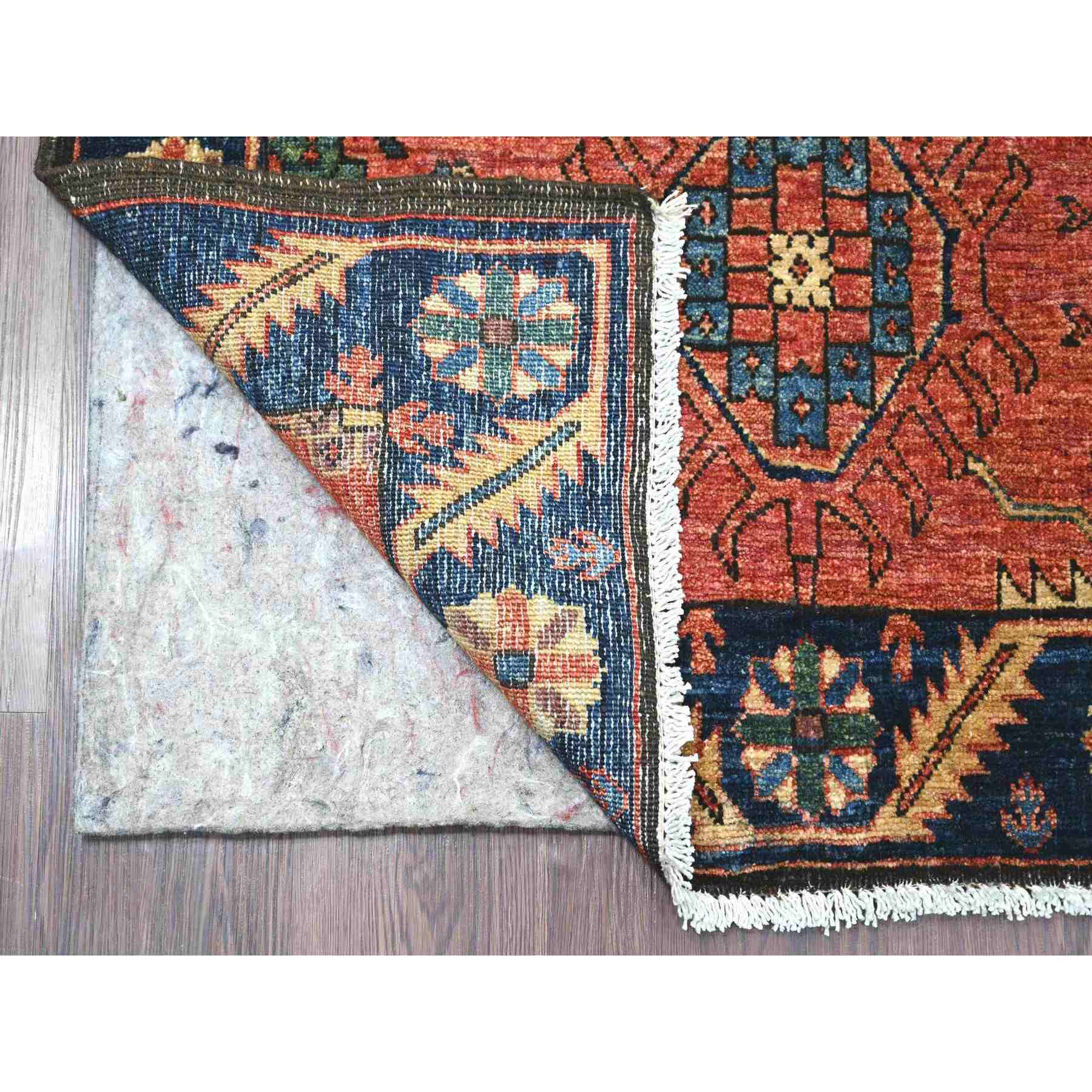 Tribal-Geometric-Hand-Knotted-Rug-105905