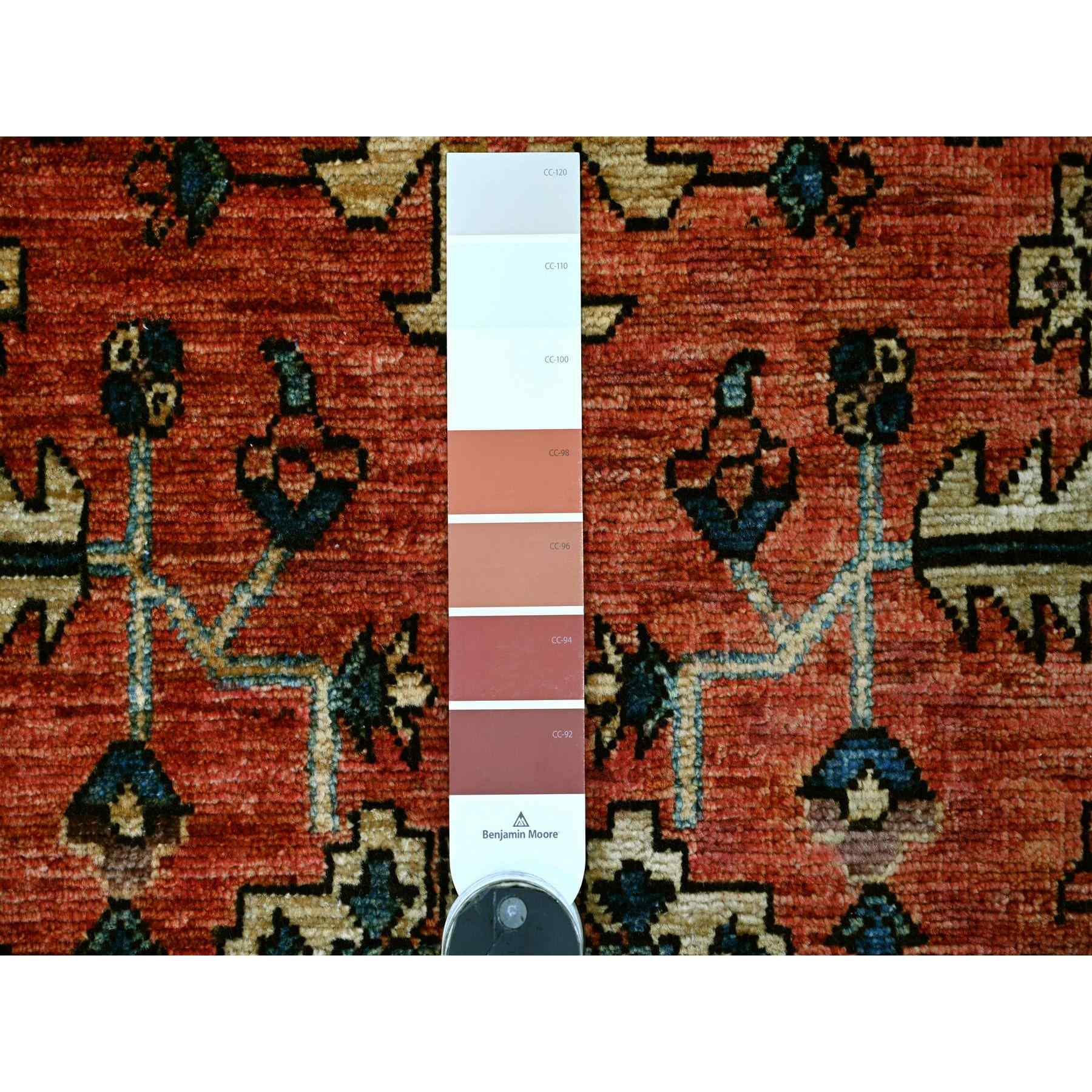 Tribal-Geometric-Hand-Knotted-Rug-105905