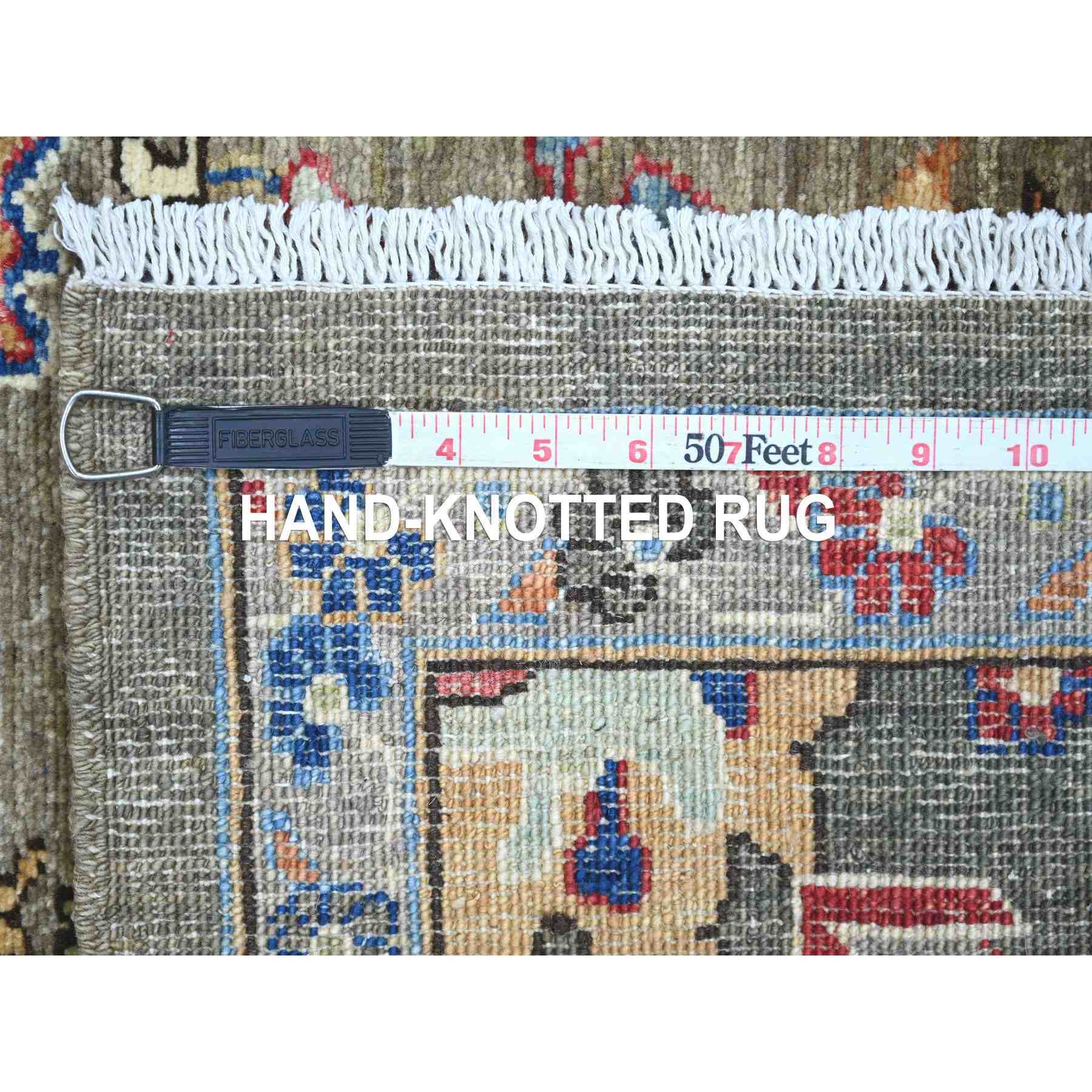 Tribal-Geometric-Hand-Knotted-Rug-105915