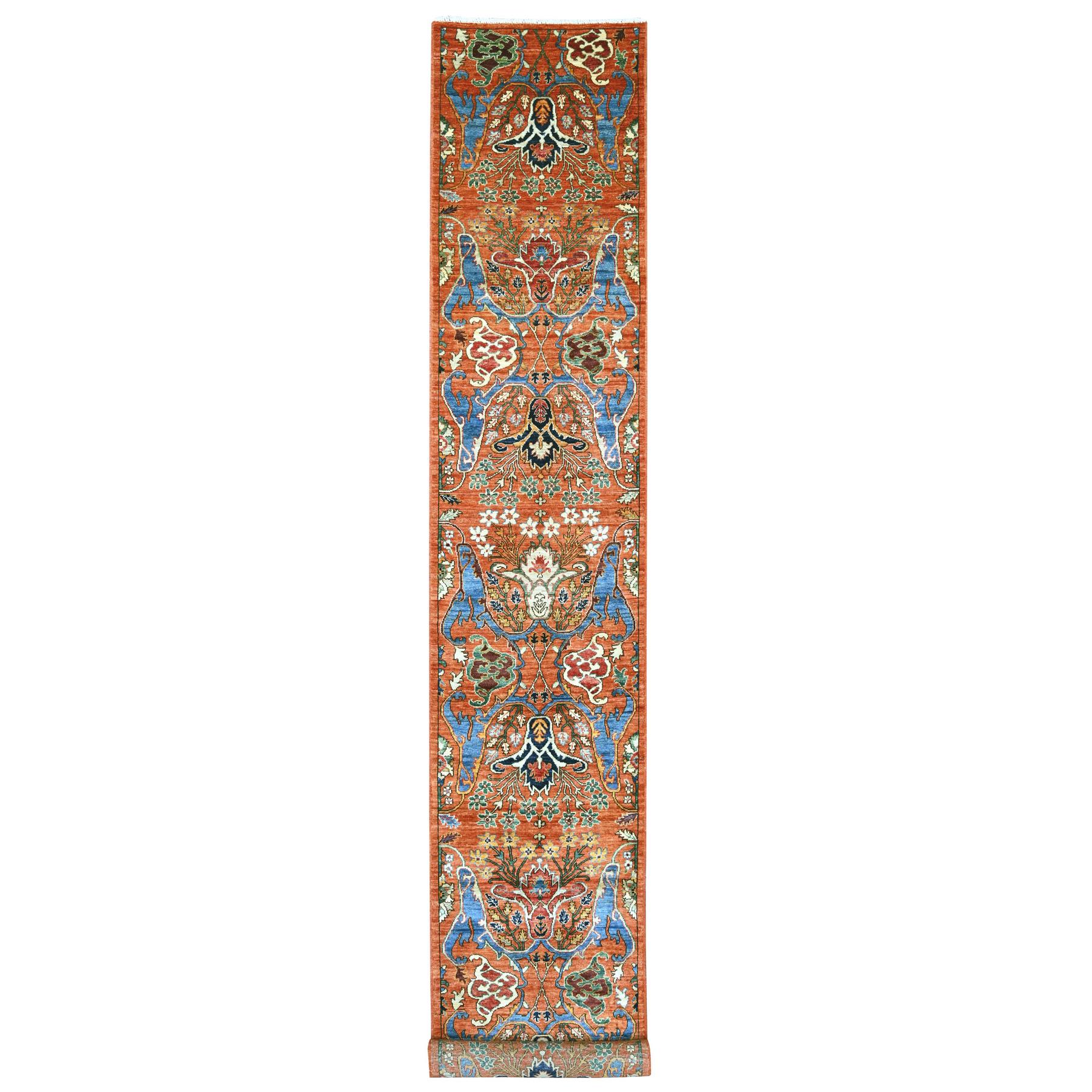 Tribal-Geometric-Hand-Knotted-Rug-105920
