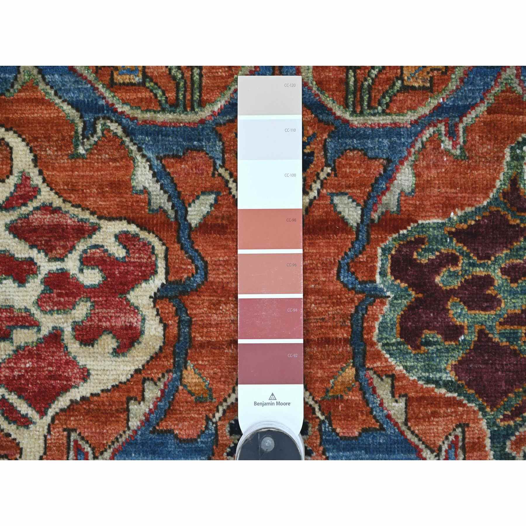 Tribal-Geometric-Hand-Knotted-Rug-105920