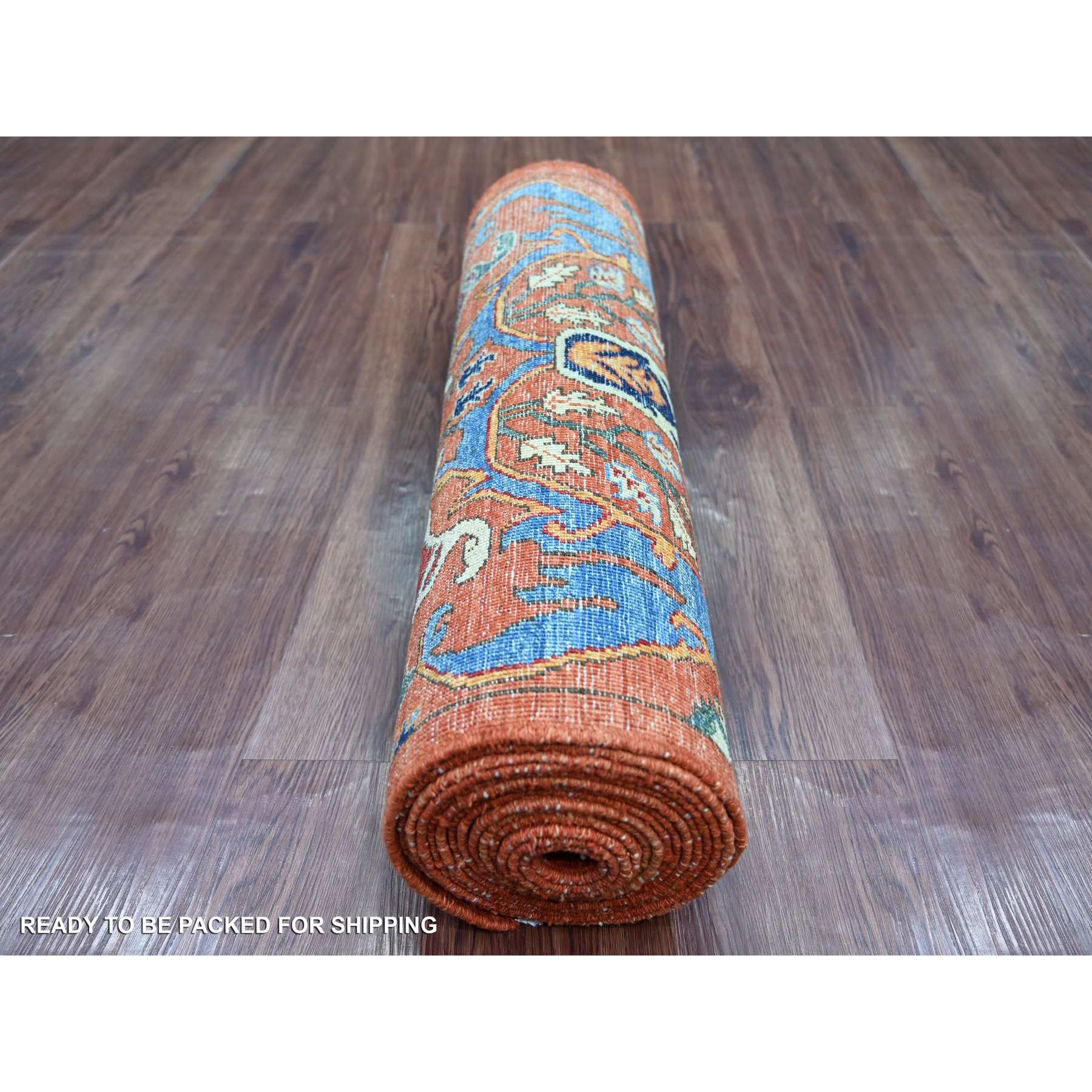 Tribal-Geometric-Hand-Knotted-Rug-105920