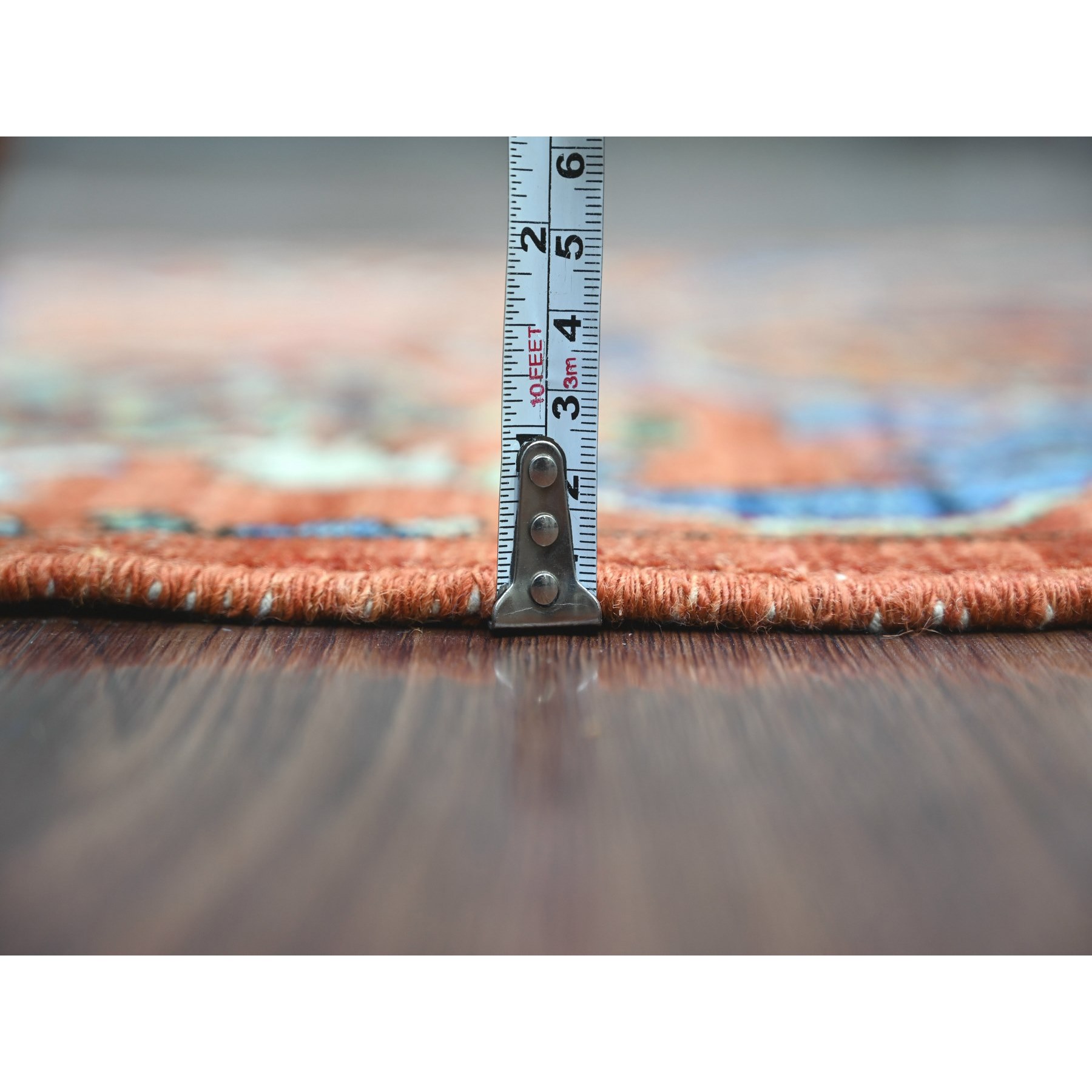 Tribal-Geometric-Hand-Knotted-Rug-105920