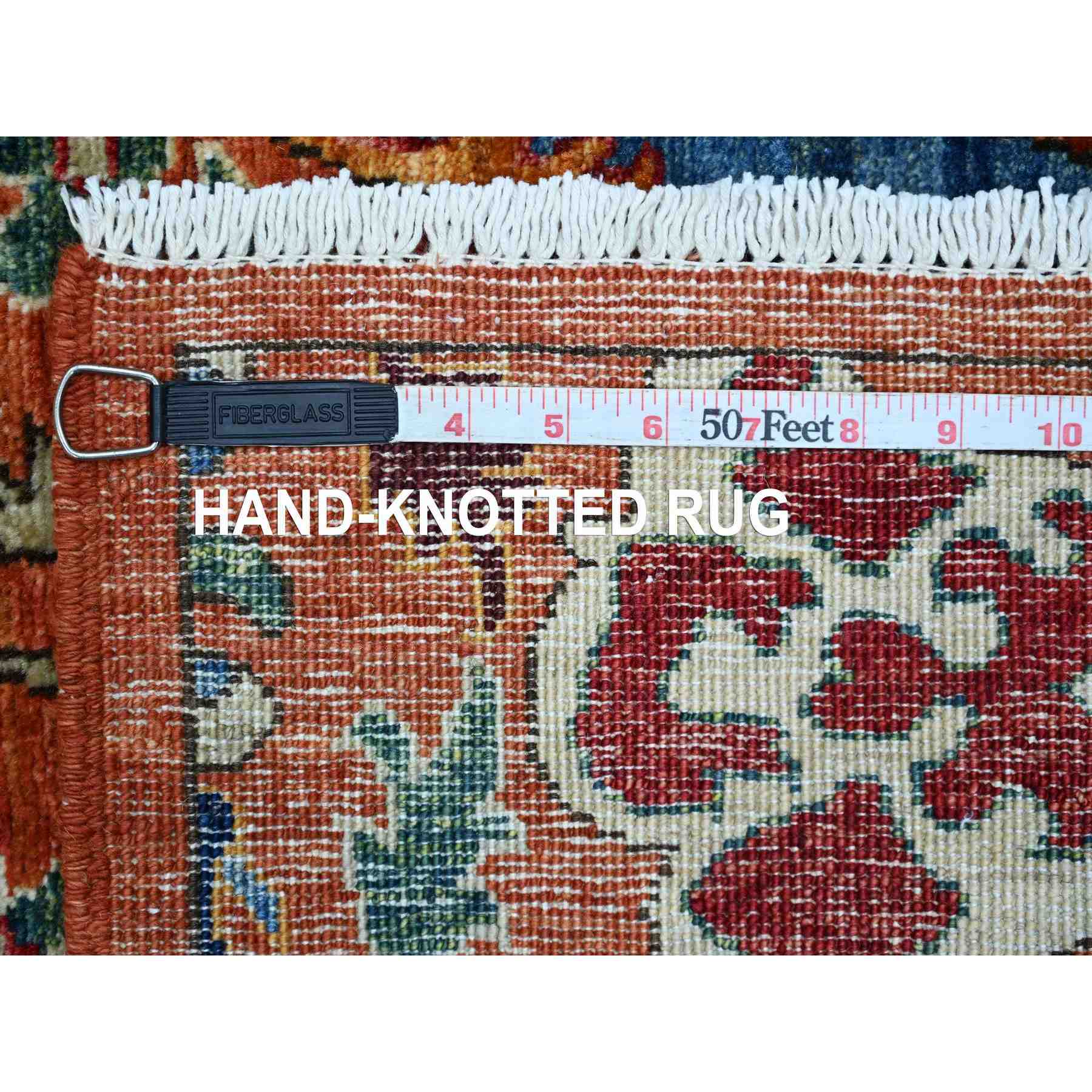 Tribal-Geometric-Hand-Knotted-Rug-105920